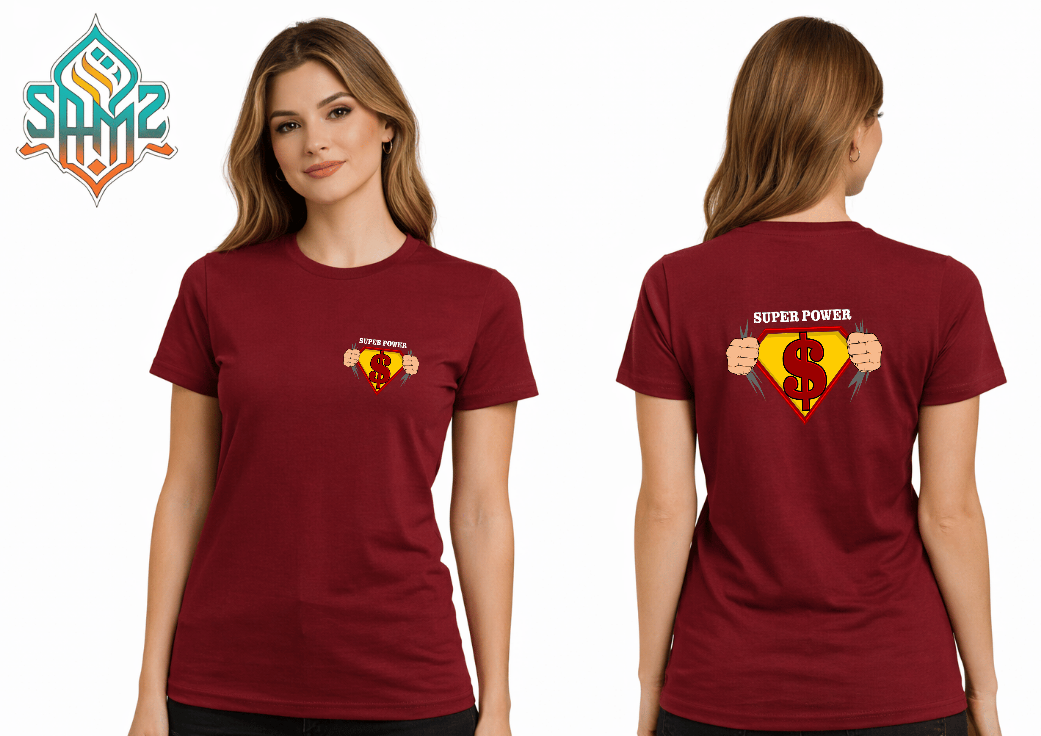 Super Power Money – Premium DTF Transfer Print for T-Shirts | Custom Heat Transfer Unisex | High Quality Shirt Printing | SAMZ 24