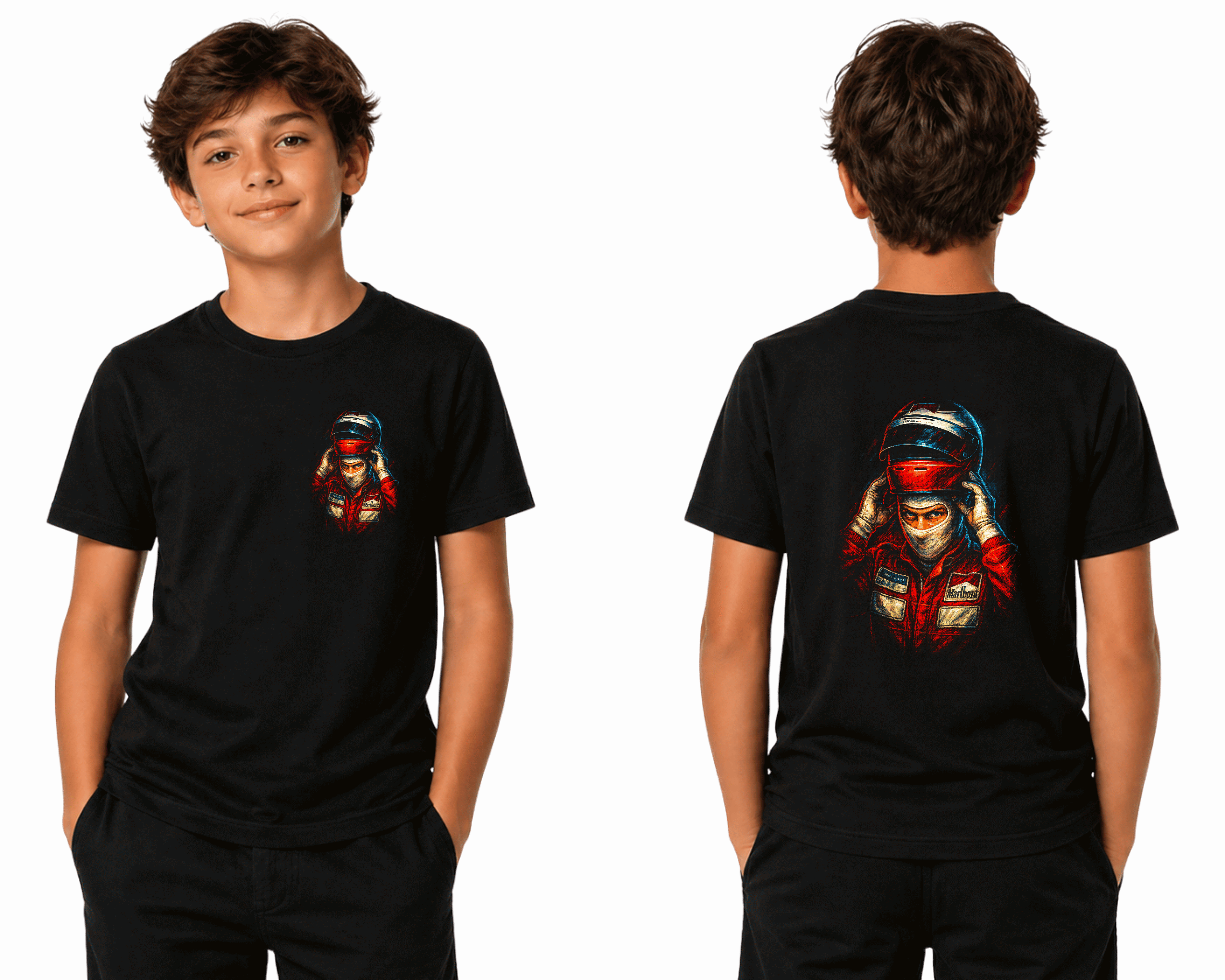 Ayrton Senna Formula Racing - Premium DTF Transfer Print for T-Shirts | Custom Heat Transfer Design Unisex | High Quality Shirt Printing | SAMZ 24
