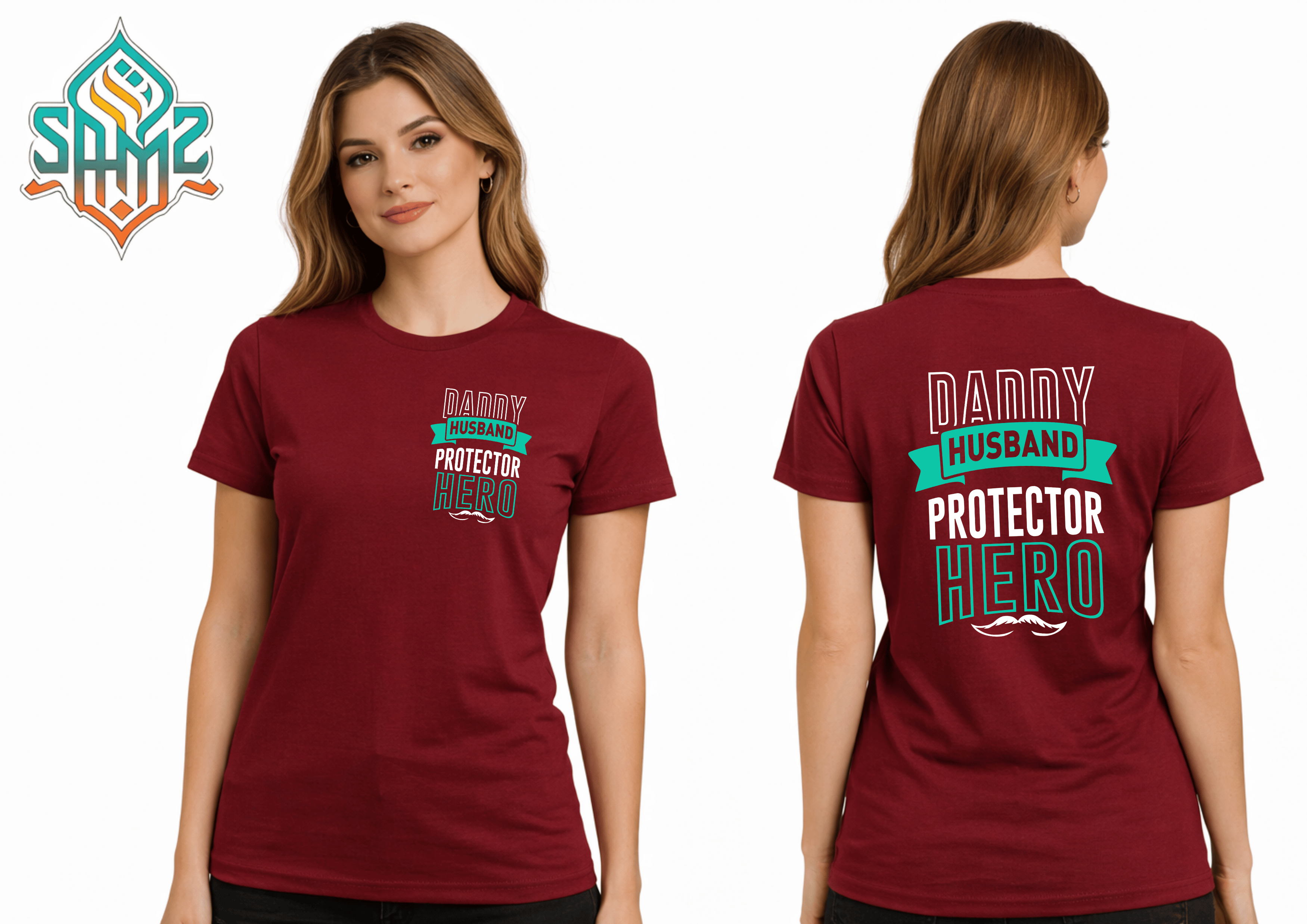 Daddy Husband Protector Hero – Premium DTF Transfer Print for T-Shirts | Custom Heat Transfer Unisex | High Quality Shirt Printing | SAMZ 24