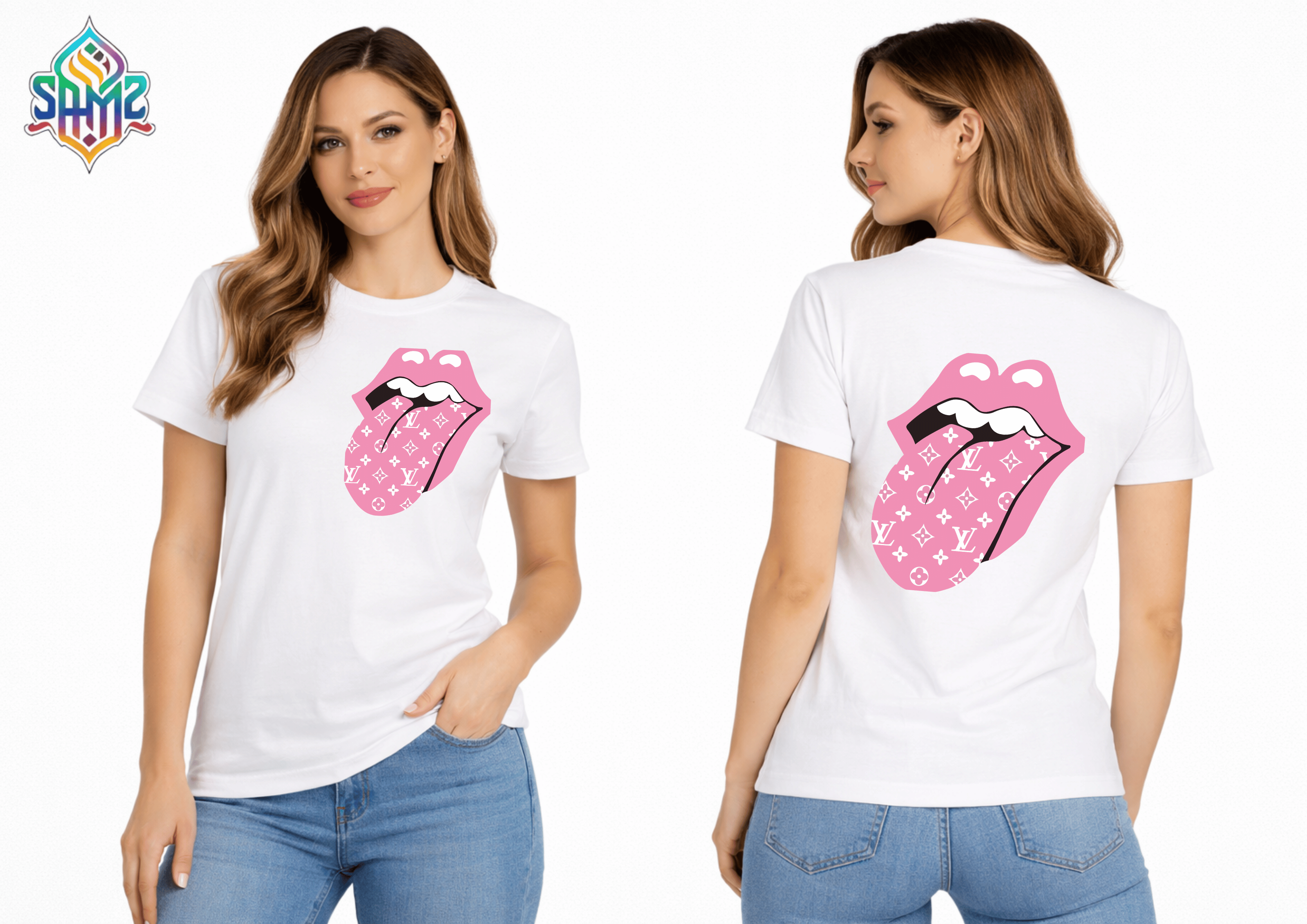 Louis Vuitton Design – Premium DTF Transfer Print for T-Shirts | Custom Heat Transfer Design for Men Women Kids | High Quality Graphic Shirt Printing | SAMZ 24