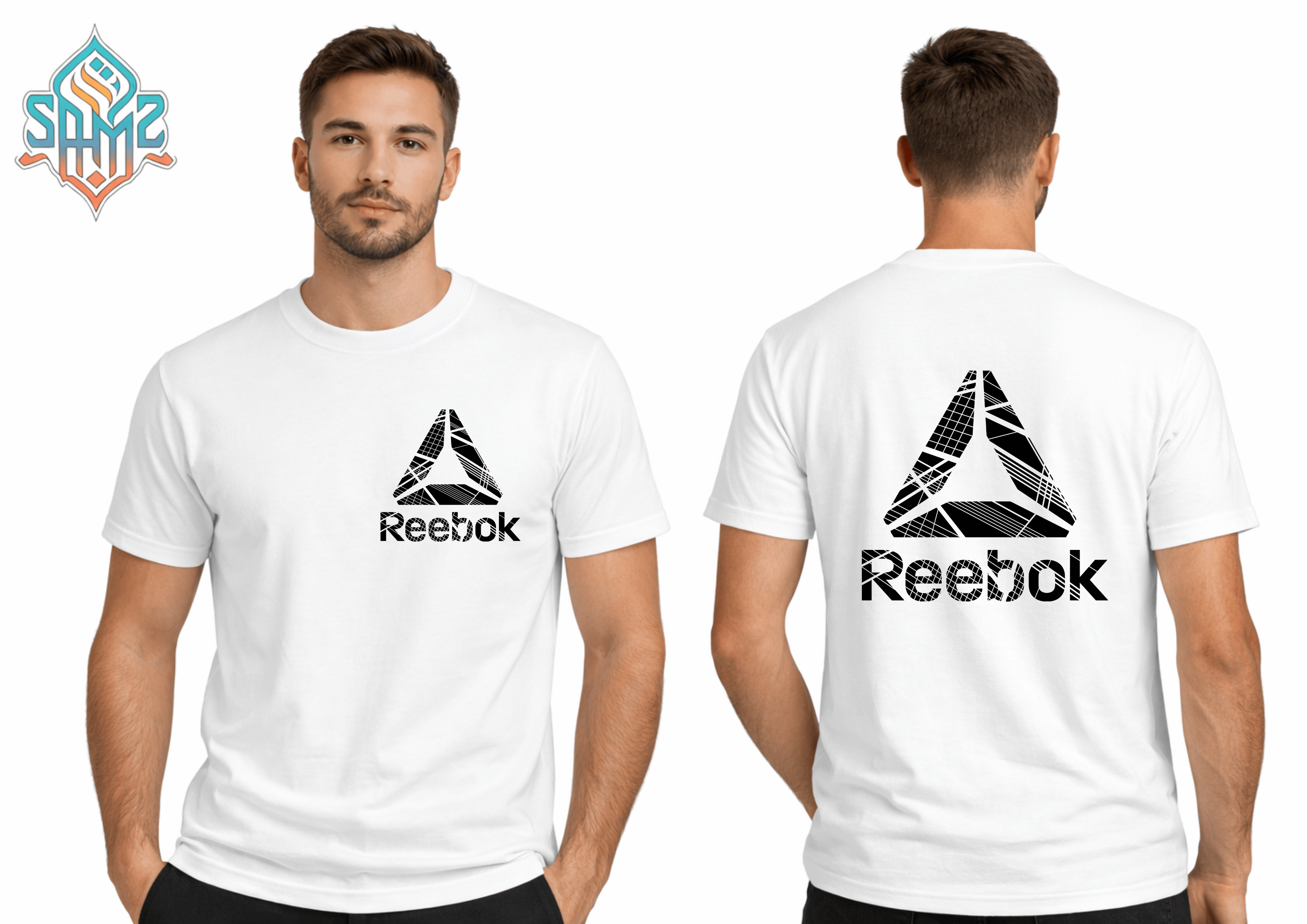 REEBOK – Premium DTF Transfer Print for T-Shirts | Custom Heat Transfer Design Unisex | High Quality Shirt Printing | SAMZ 24