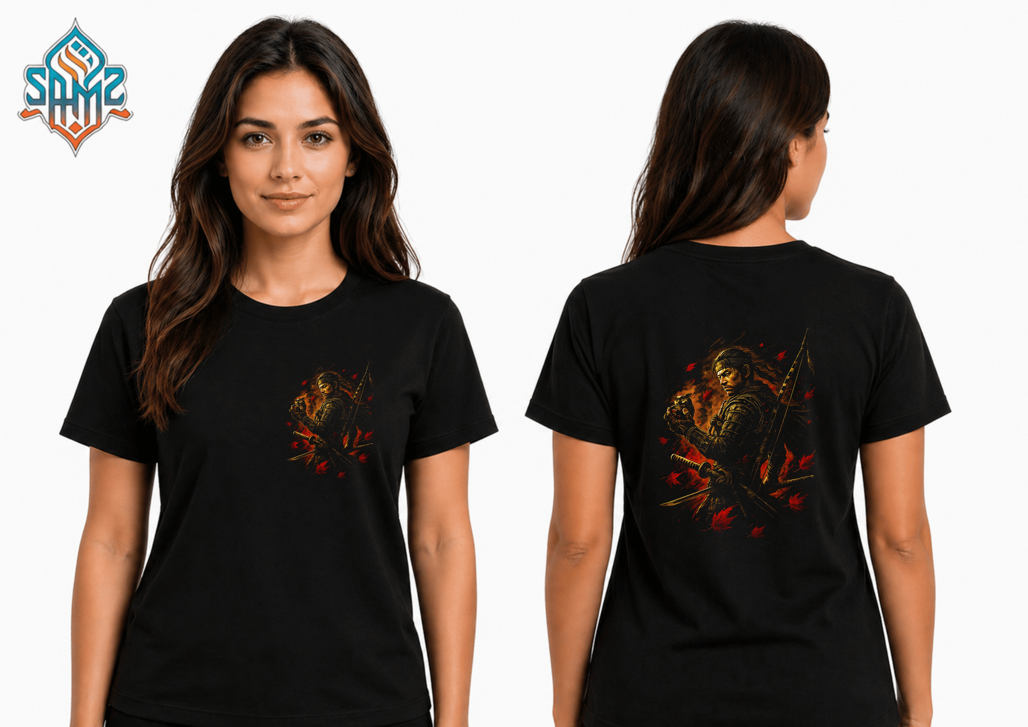 Ghost of Tsushima Jin Sakai – Premium DTF Transfer Print for T-Shirts | Custom Heat Transfer Design Unisex | High Quality Shirt Printing | SAMZ 24