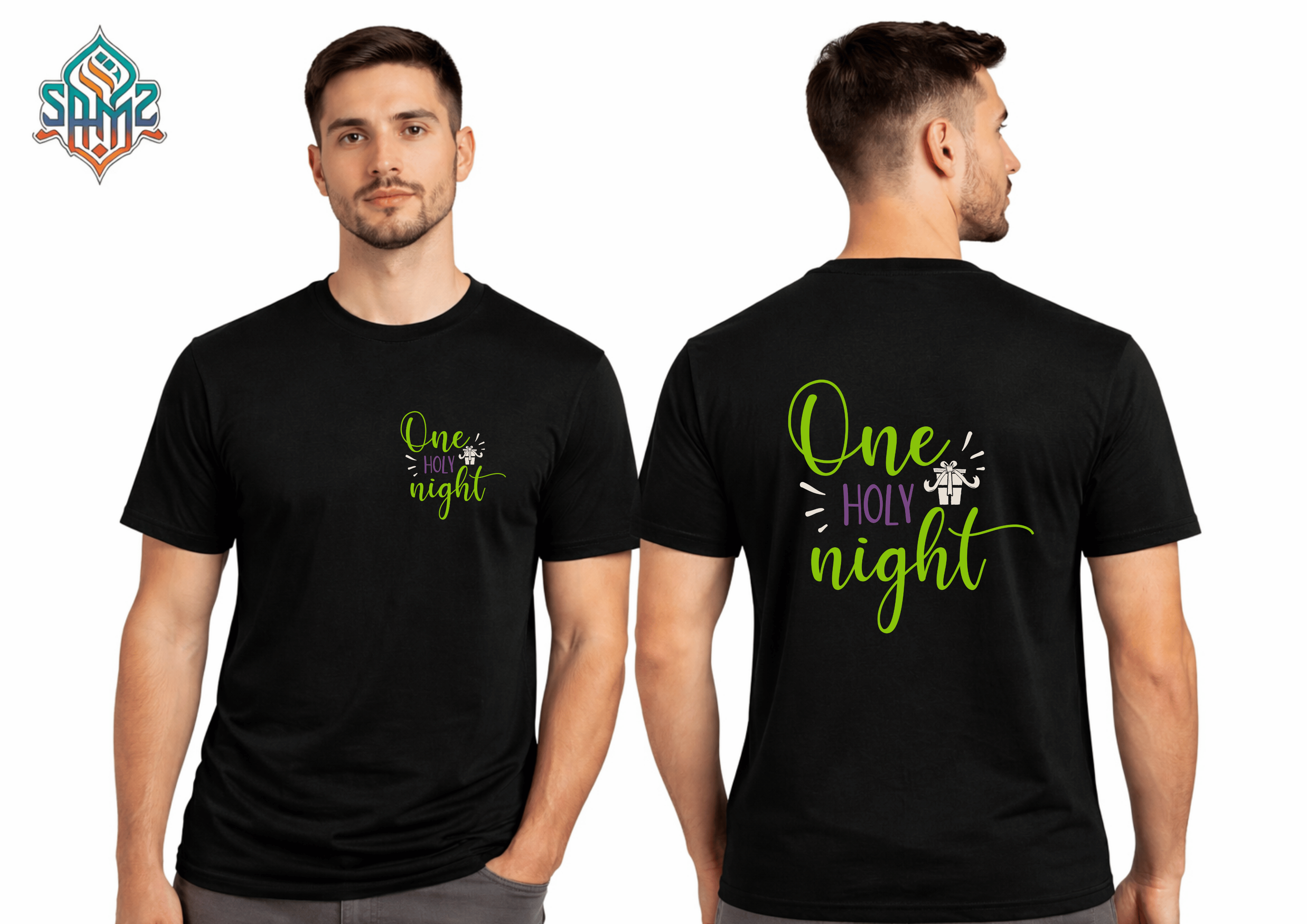 One Holy Night – Premium DTF Transfer Print for T-Shirts | Custom Heat Transfer Unisex | High Quality Shirt Printing | SAMZ 24