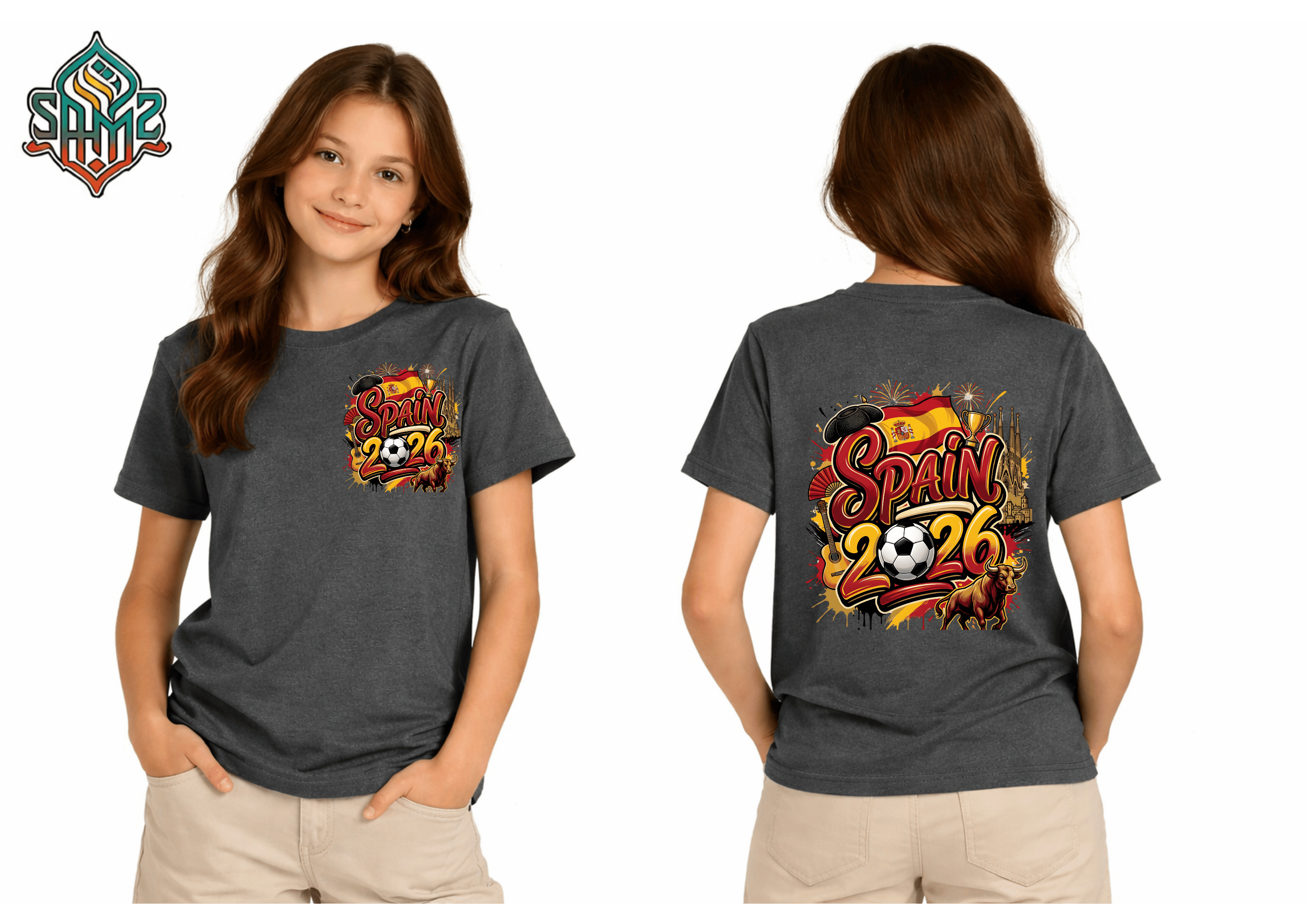 Spain 2026 – Premium DTF Transfer for FIFA World Cup 2026 Fan Shirts Germany | SAMZ 24