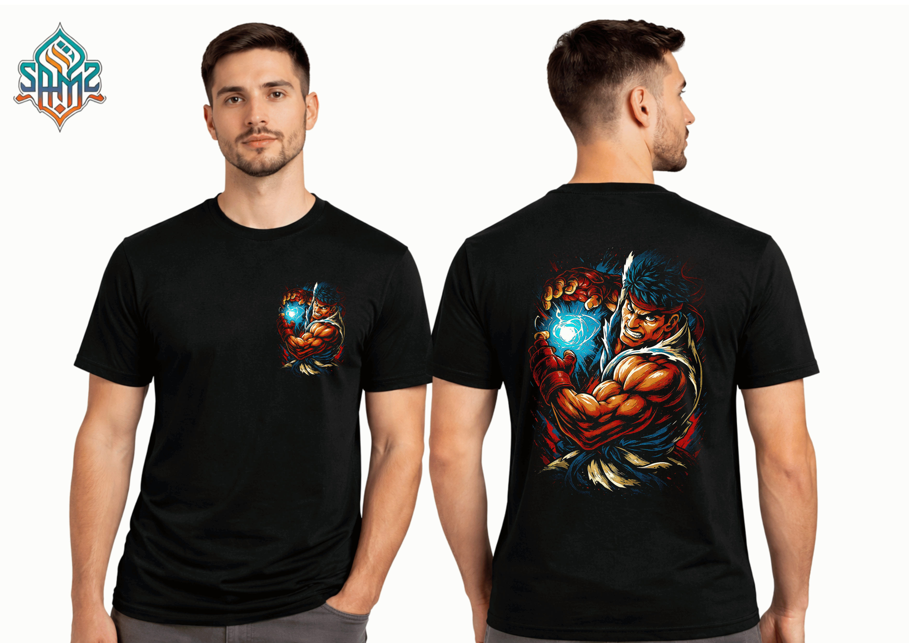 Street Fighter – Premium DTF Transfer Print for T-Shirts | Custom Heat Transfer Design Unisex | High Quality Shirt Printing | SAMZ 24