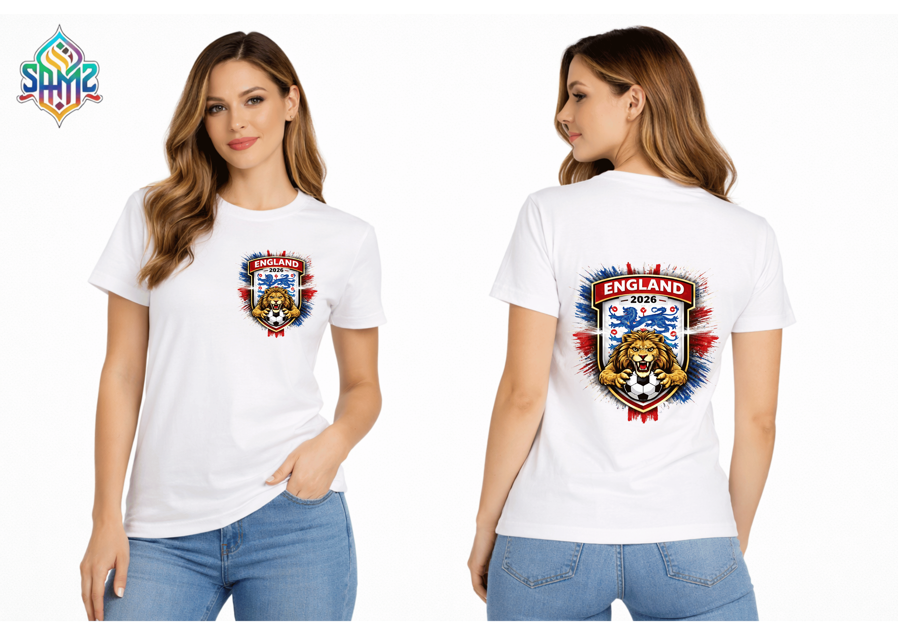 England 2026 – Premium DTF Transfer for FIFA World Cup 2026 Fan Shirts Germany | SAMZ 24