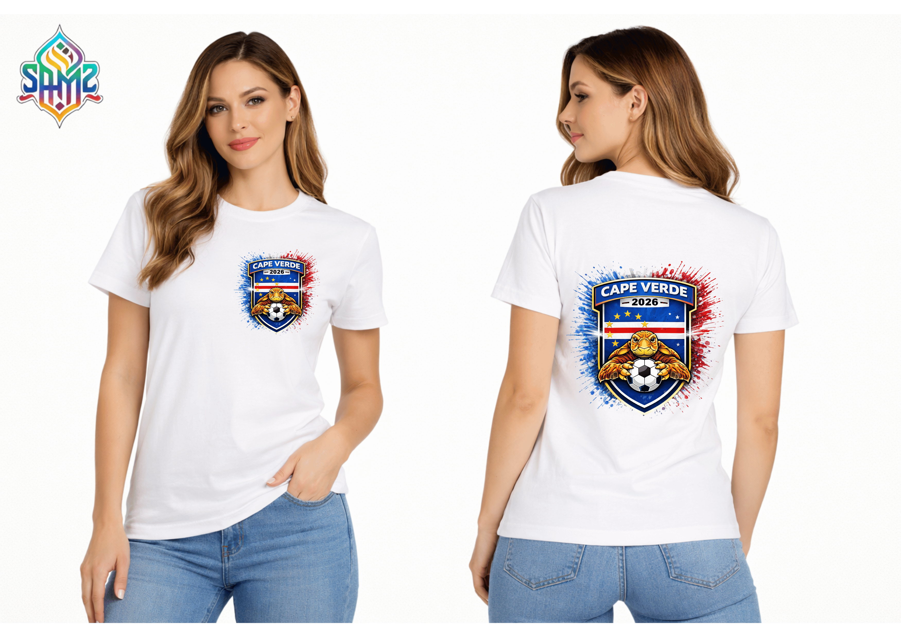 Cape Verde 2026  – Premium DTF Transfer for FIFA World Cup 2026 Fan Shirts Germany | SAMZ 24