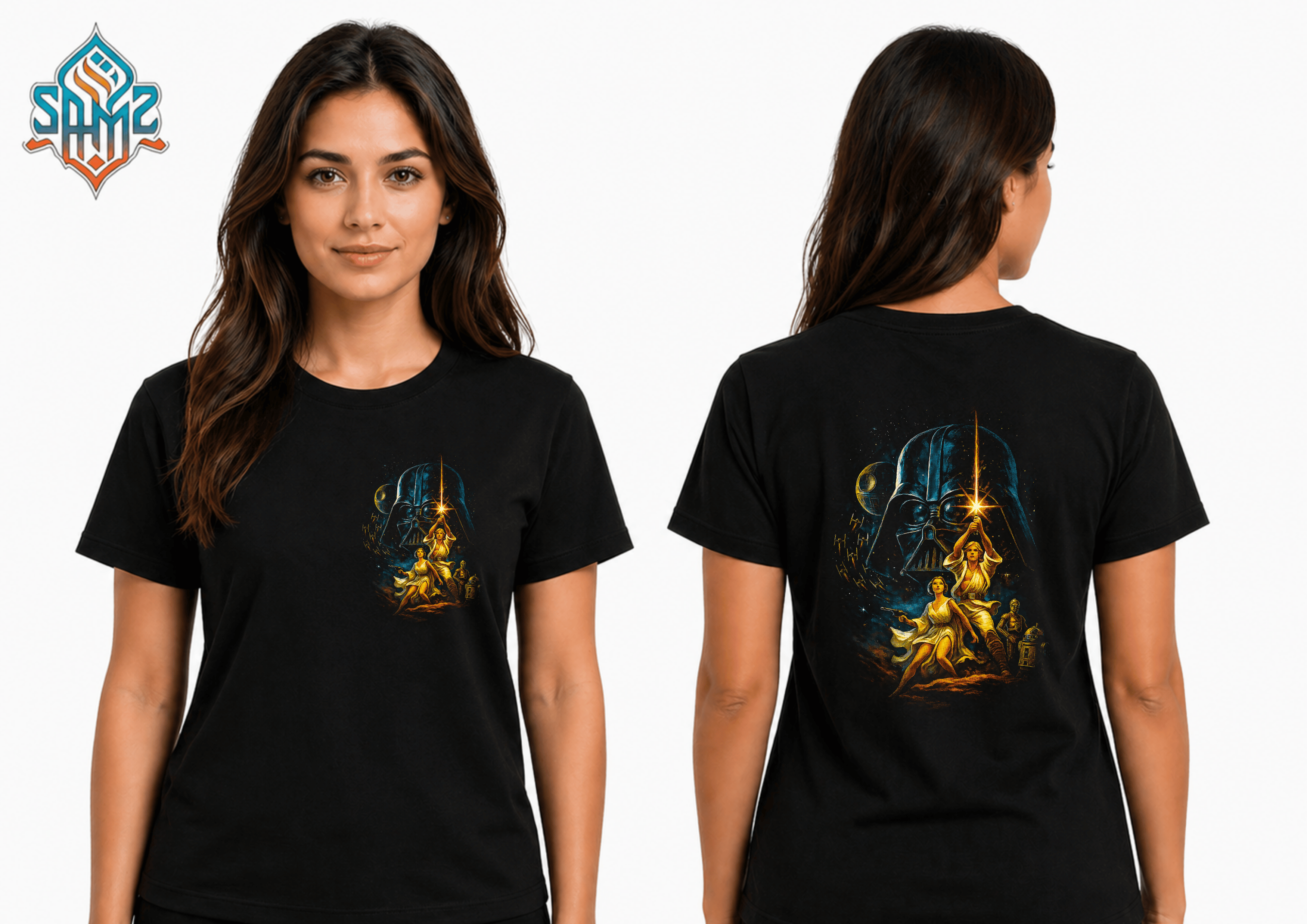 Star Wars Style A – Premium DTF Transfer Print for T-Shirts | Custom Heat Transfer Design Unisex | High Quality Shirt Printing | SAMZ 24