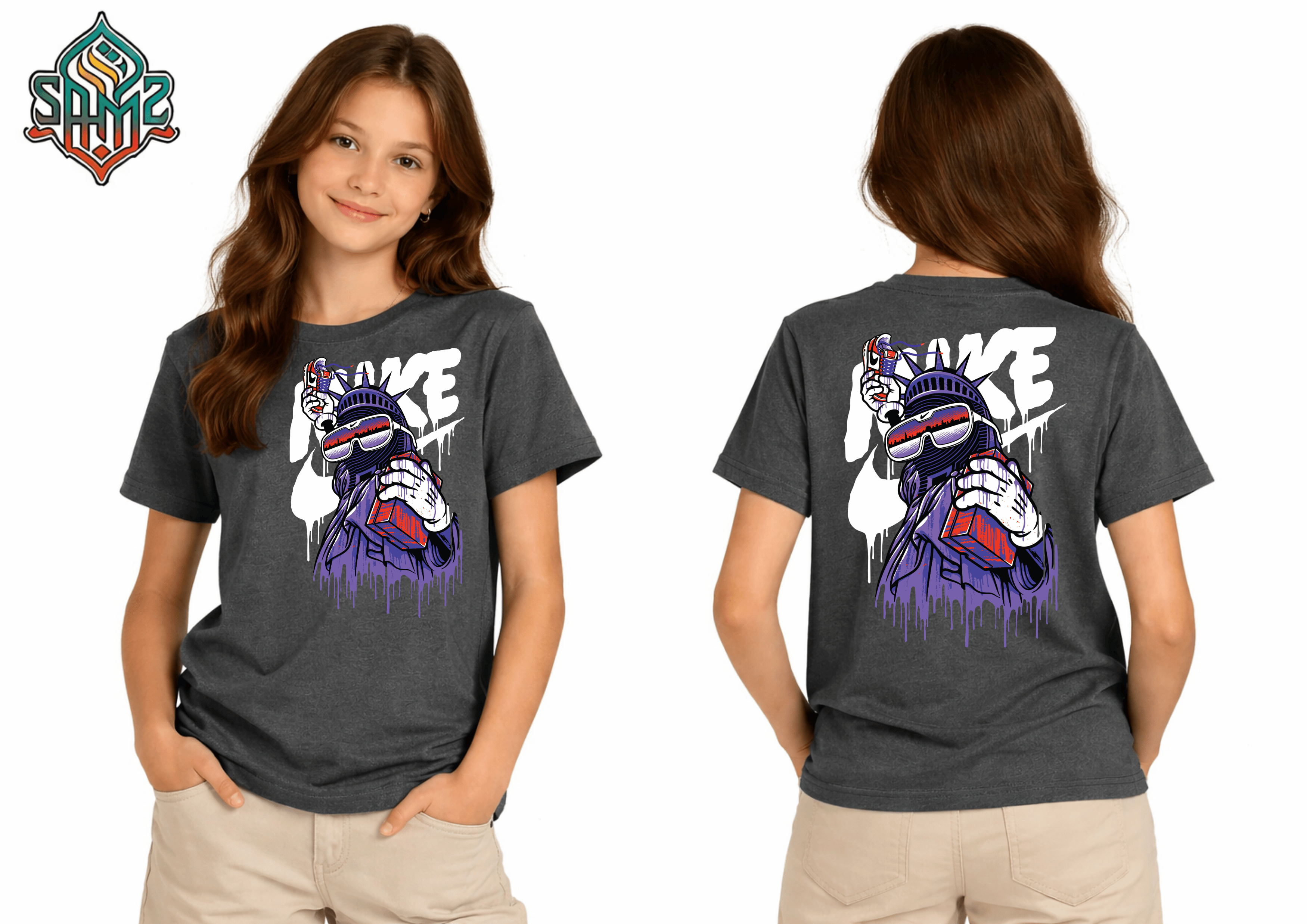 Energetic Nike – Premium DTF Transfer Print for T-Shirts | Custom Heat Transfer Design for Men Women Kids | High Quality Graphic Shirt Printing | SAMZ 24