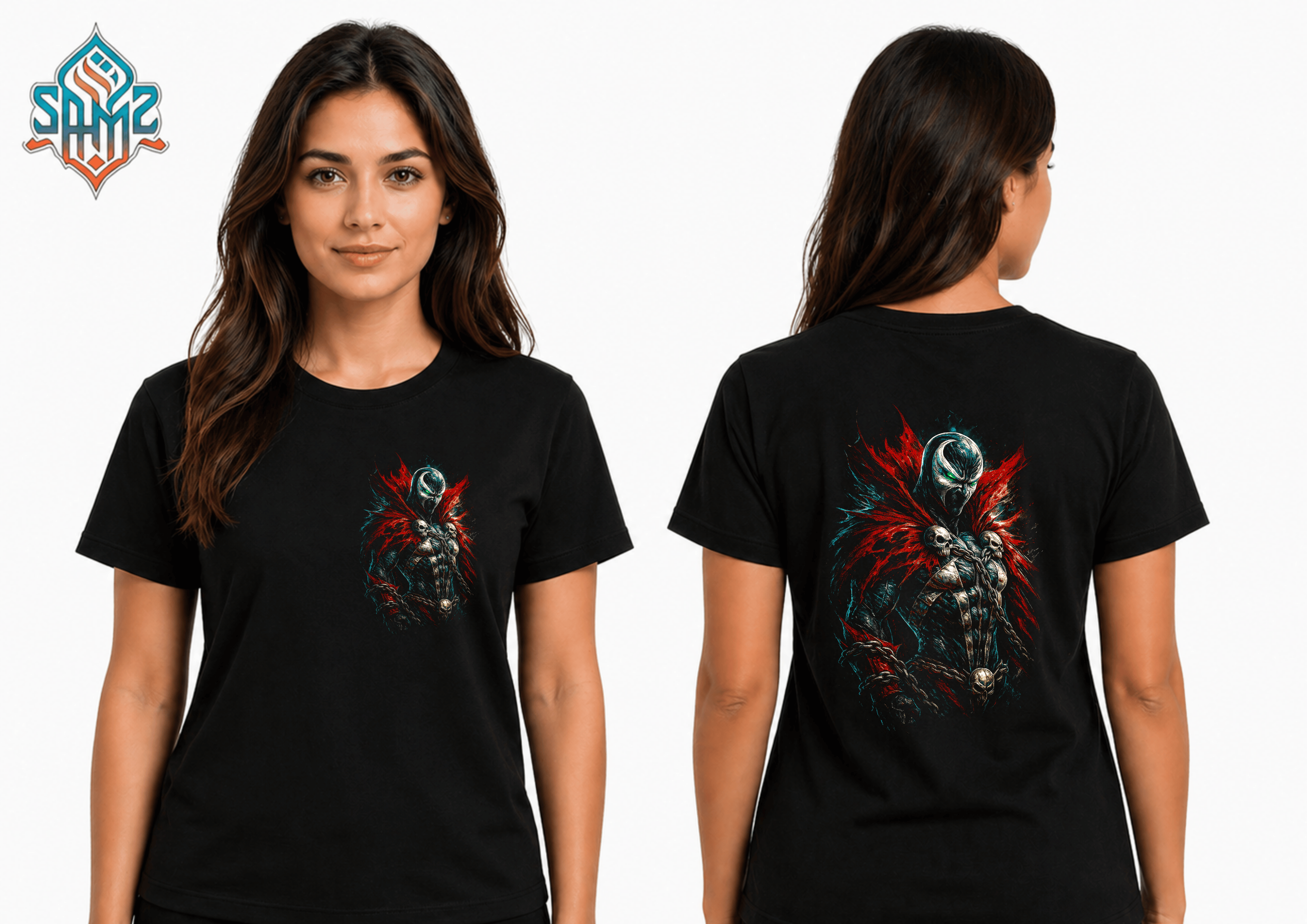 Spawn Dynamic Impressions – Premium DTF Transfer Print for T-Shirts | Custom Heat Transfer Design Unisex | High Quality Shirt Printing | SAMZ 24