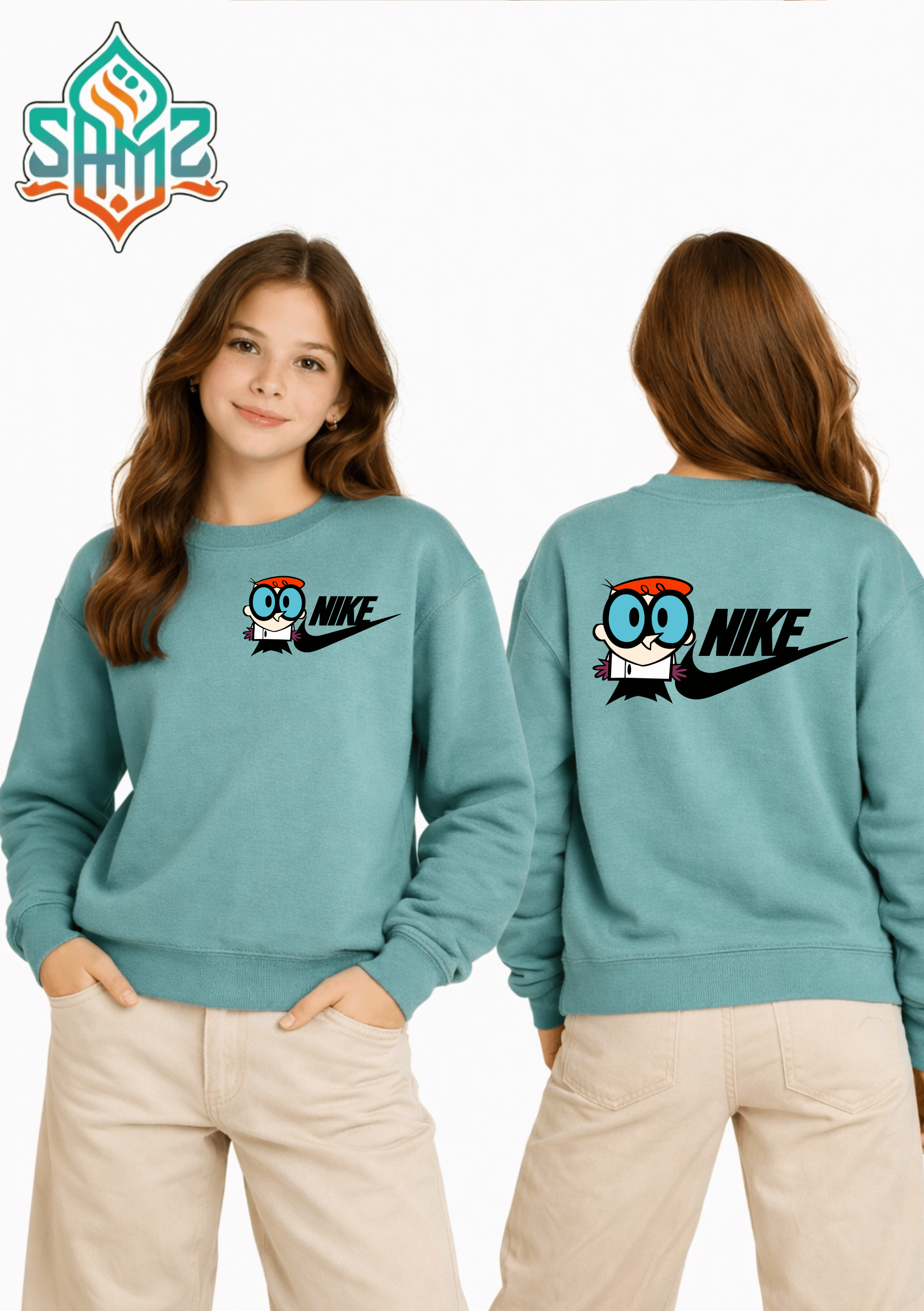 Nike Dexter Cartoon Style – Premium DTF Transfer Print for T-Shirts | Custom Heat Transfer Unisex | High Quality Shirt Printing | SAMZ 24