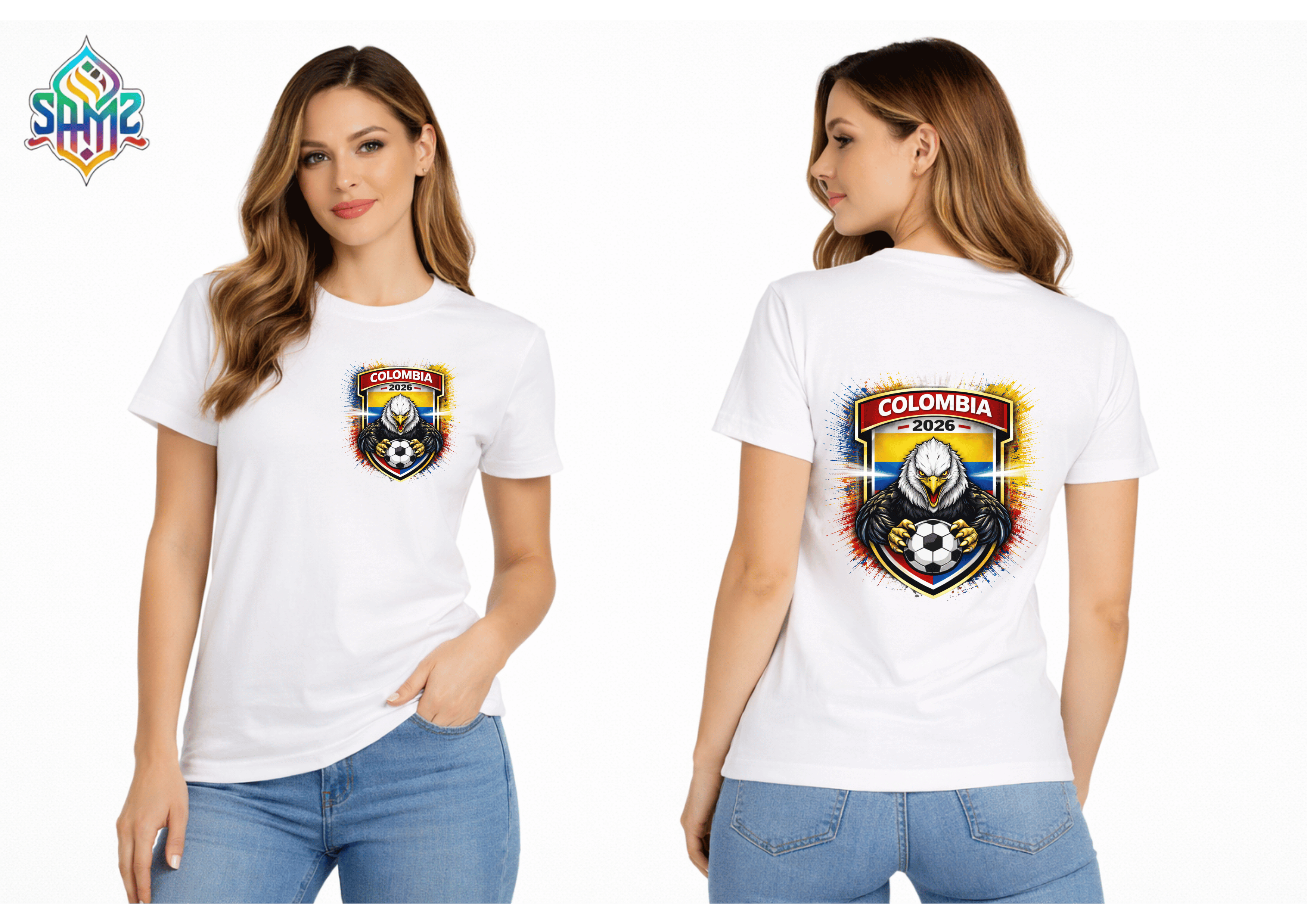 Colombia 2026 – Premium DTF Transfer for FIFA World Cup 2026 Fan Shirts Germany | SAMZ 24
