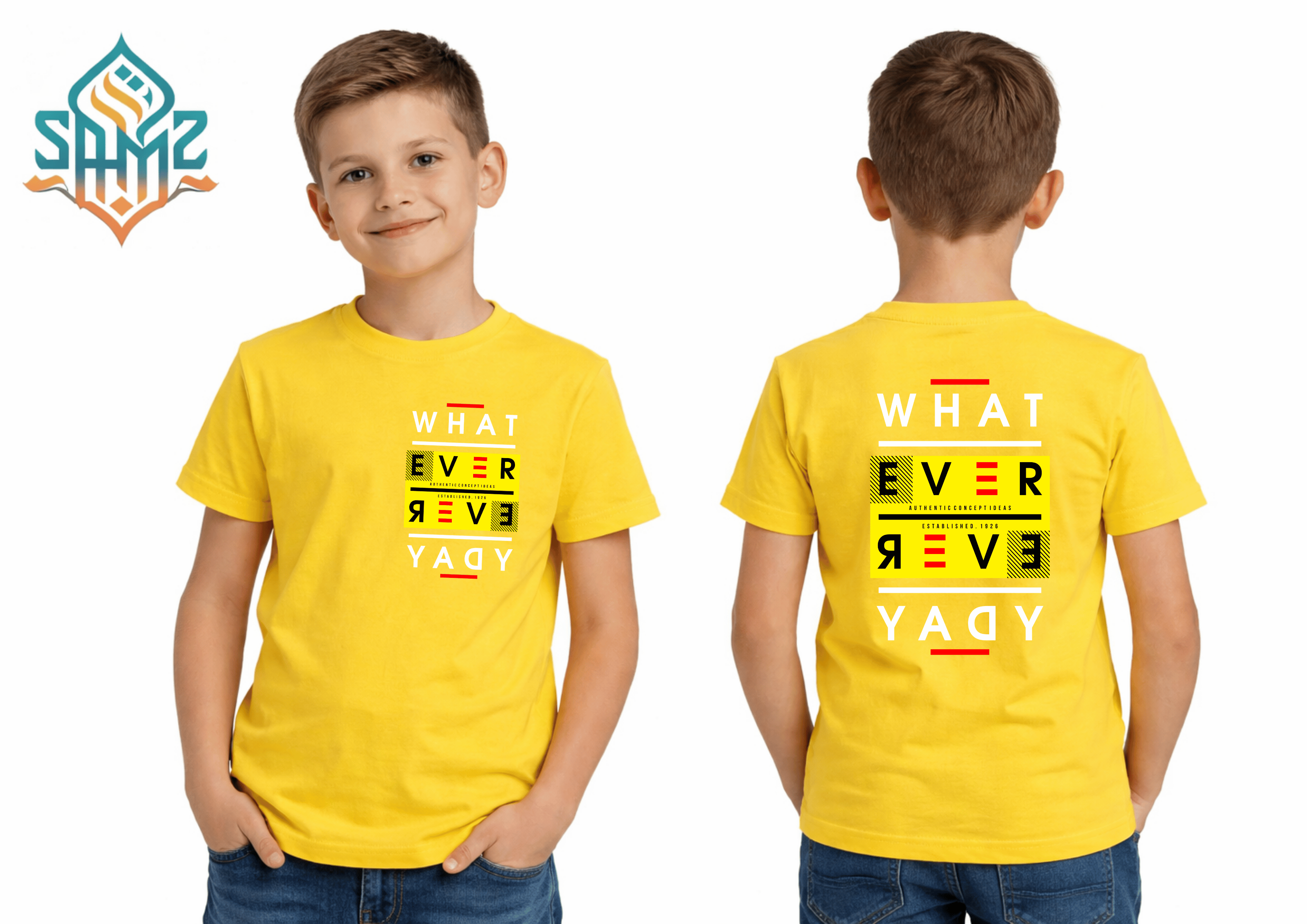 What Ever – Premium DTF Transfer Print for T-Shirts | Custom Heat Transfer Design Unisex | High Quality Shirt Printing | SAMZ 24