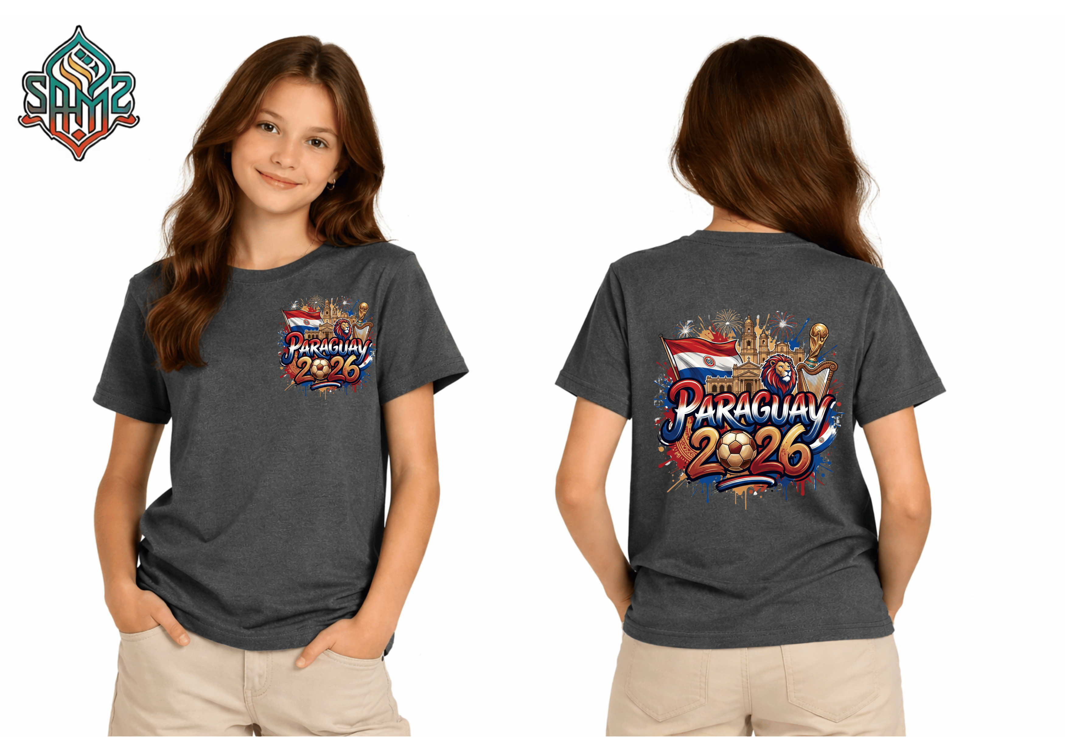 Paraguay 2026  – Premium DTF Transfer for FIFA World Cup 2026 Fan Shirts Germany | SAMZ 24