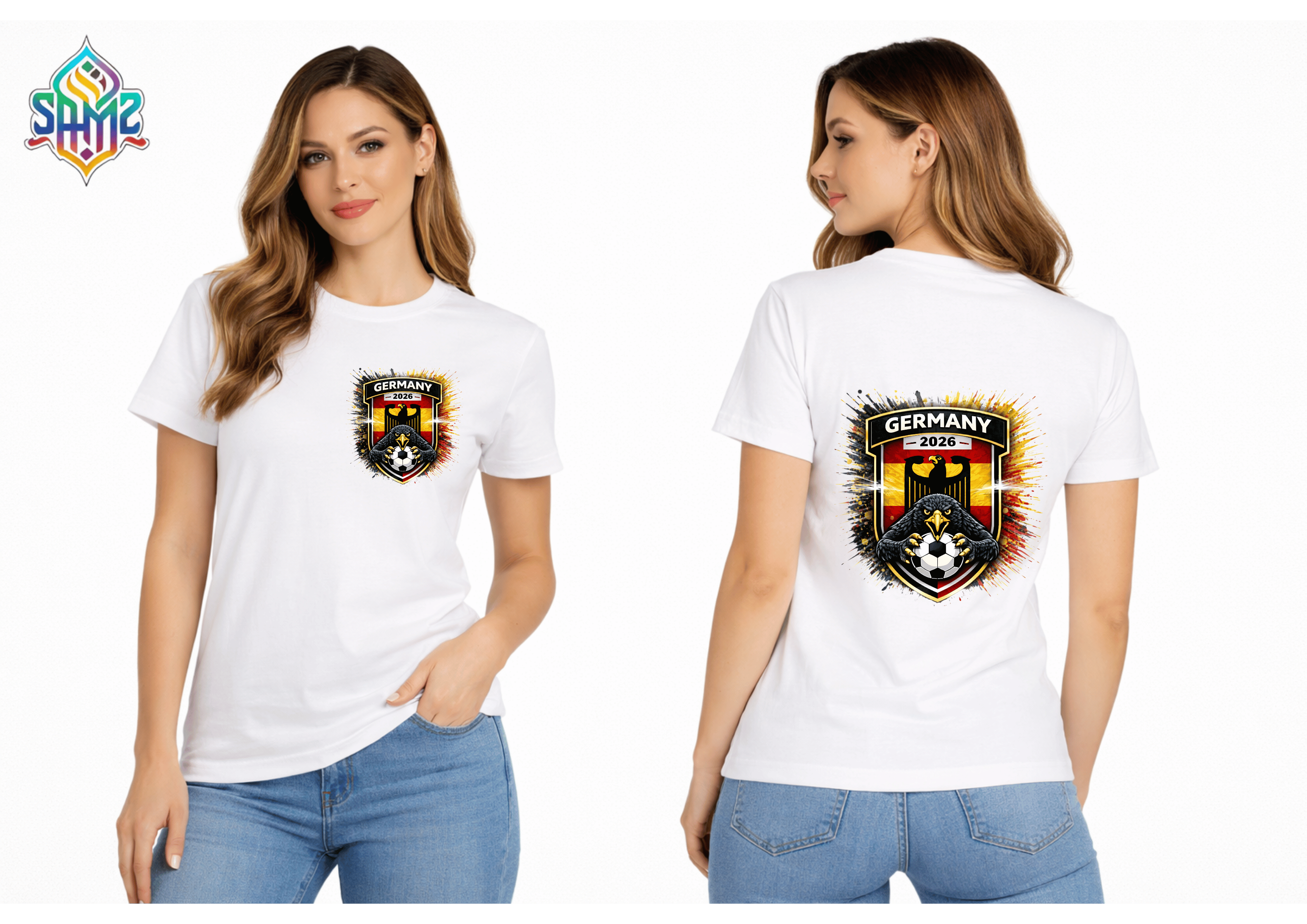 Germany 2026 – Premium DTF Transfer for FIFA World Cup 2026 Fan Shirts Germany | SAMZ 24