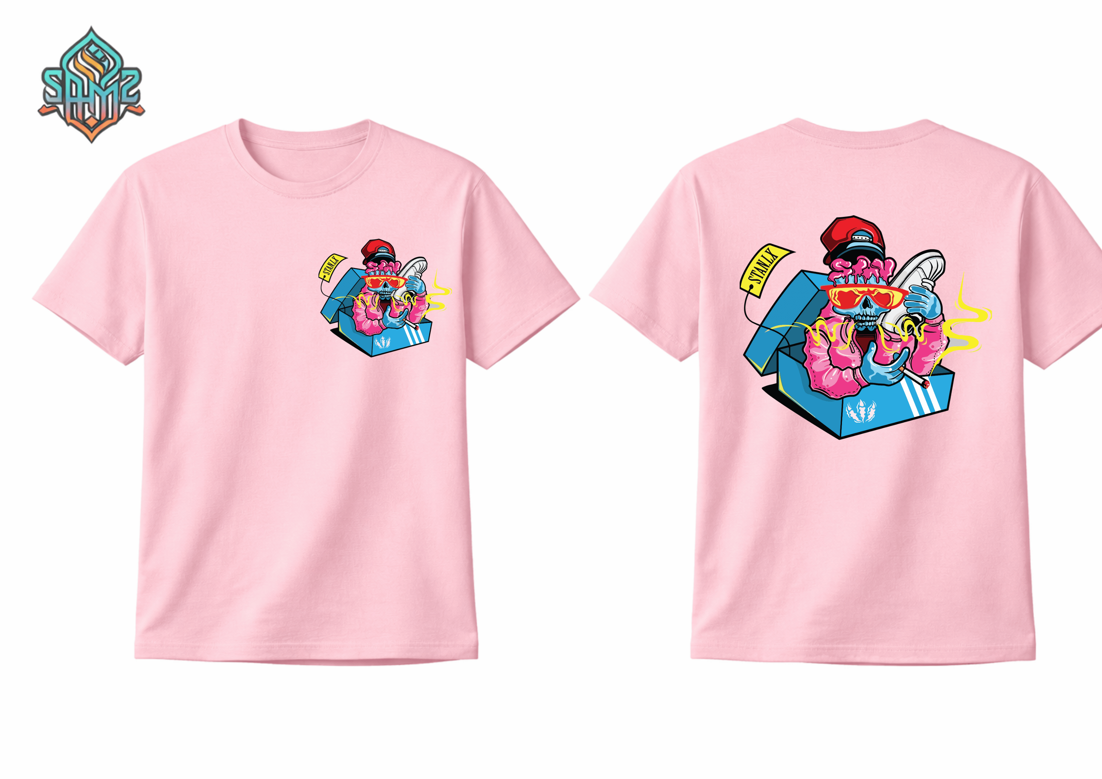 Shoe Logo – Premium DTF Transfer Print for T-Shirts | Custom Heat Transfer Design for Men Women Kids | High Quality Graphic Shirt Printing | SAMZ 24