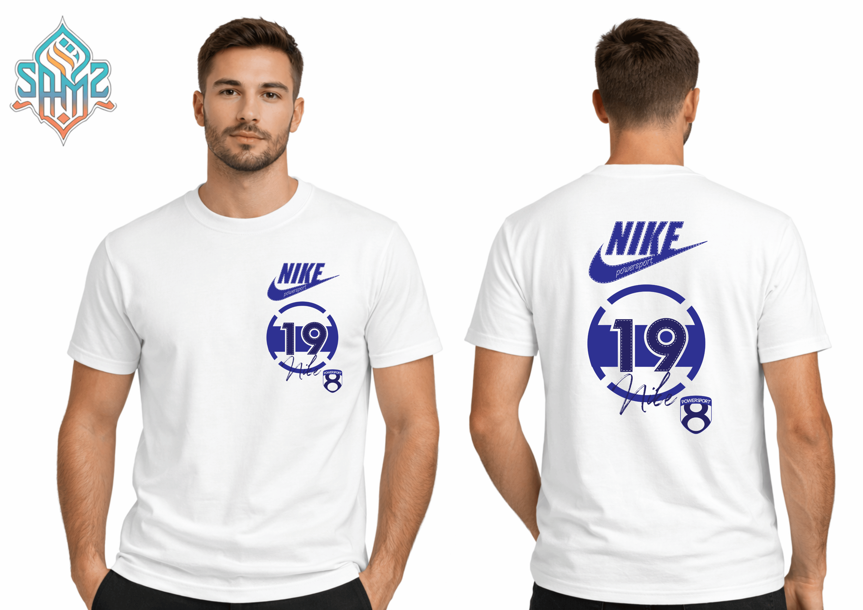 Nike Powersport 19 – Premium DTF Transfer Print for T-Shirts | Custom Heat Transfer Design Unisex | High Quality Shirt Printing | SAMZ 24