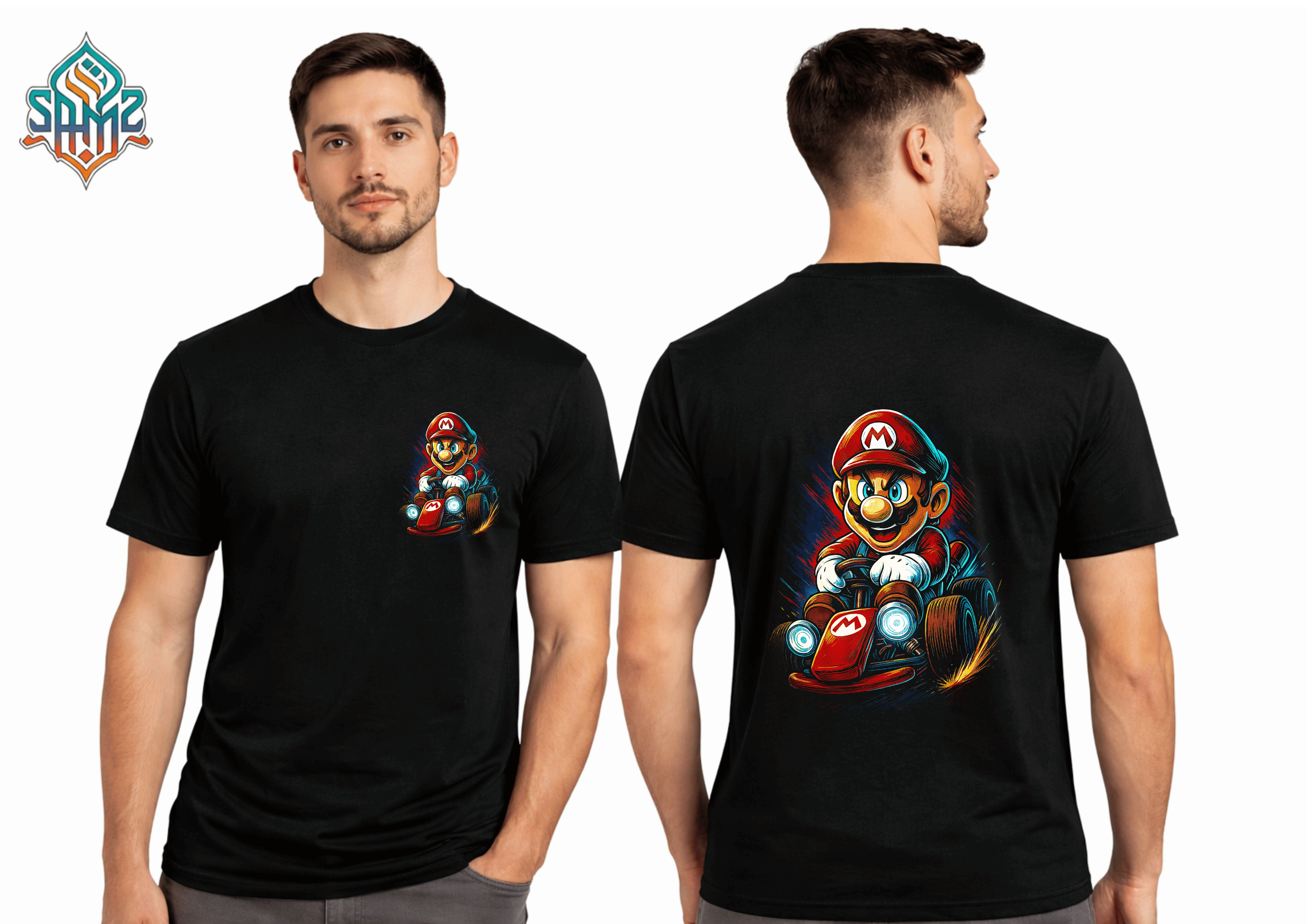 Mario Kart Racing Character – Premium DTF Transfer Print for T-Shirts | Custom Heat Transfer Design Unisex | High Quality Shirt Printing | SAMZ 24