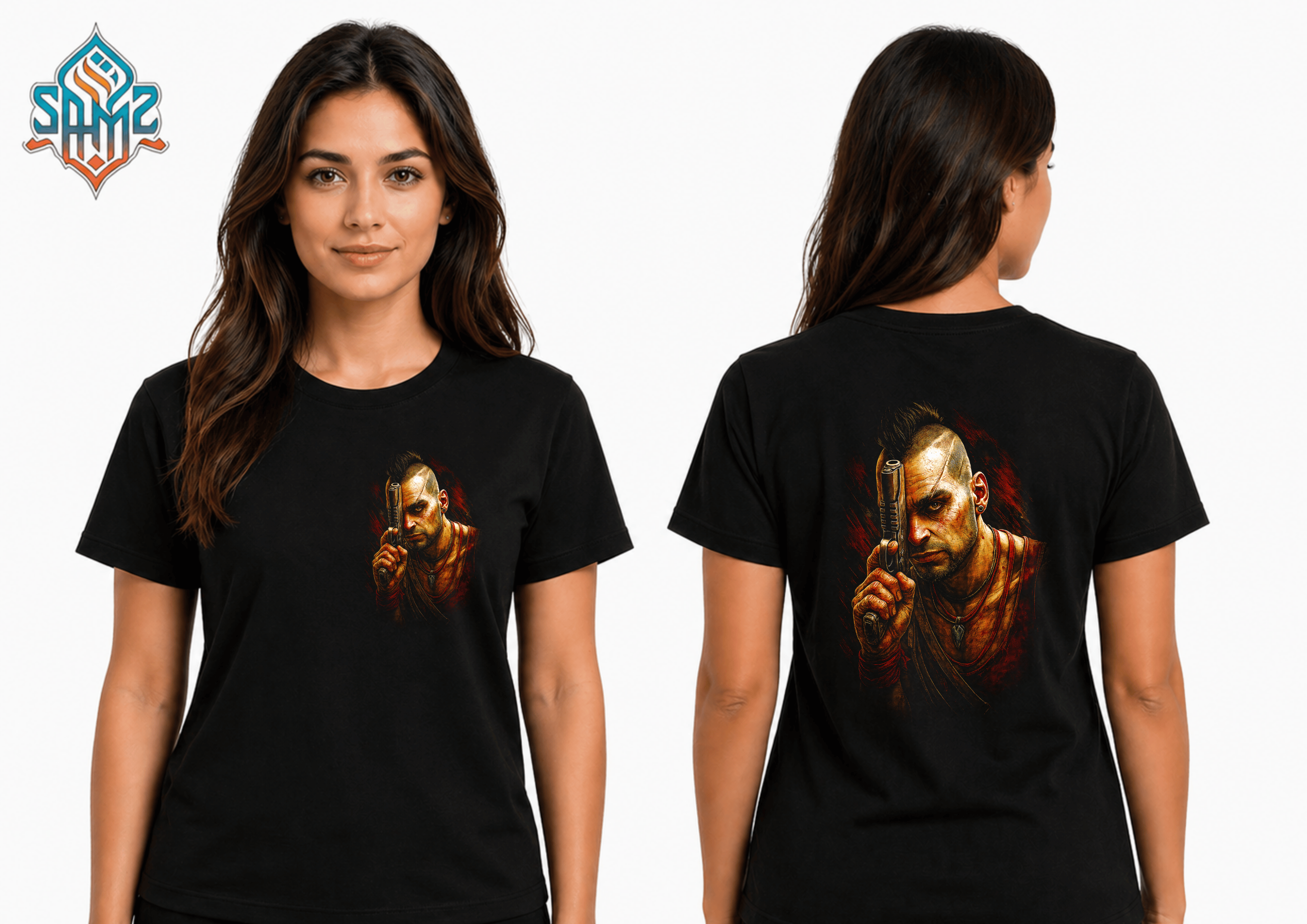 Far Cry 3 Realistic Impact Art – Premium DTF Transfer Print for T-Shirts | Custom Heat Transfer Design Unisex | High Quality Shirt Printing | SAMZ 24
