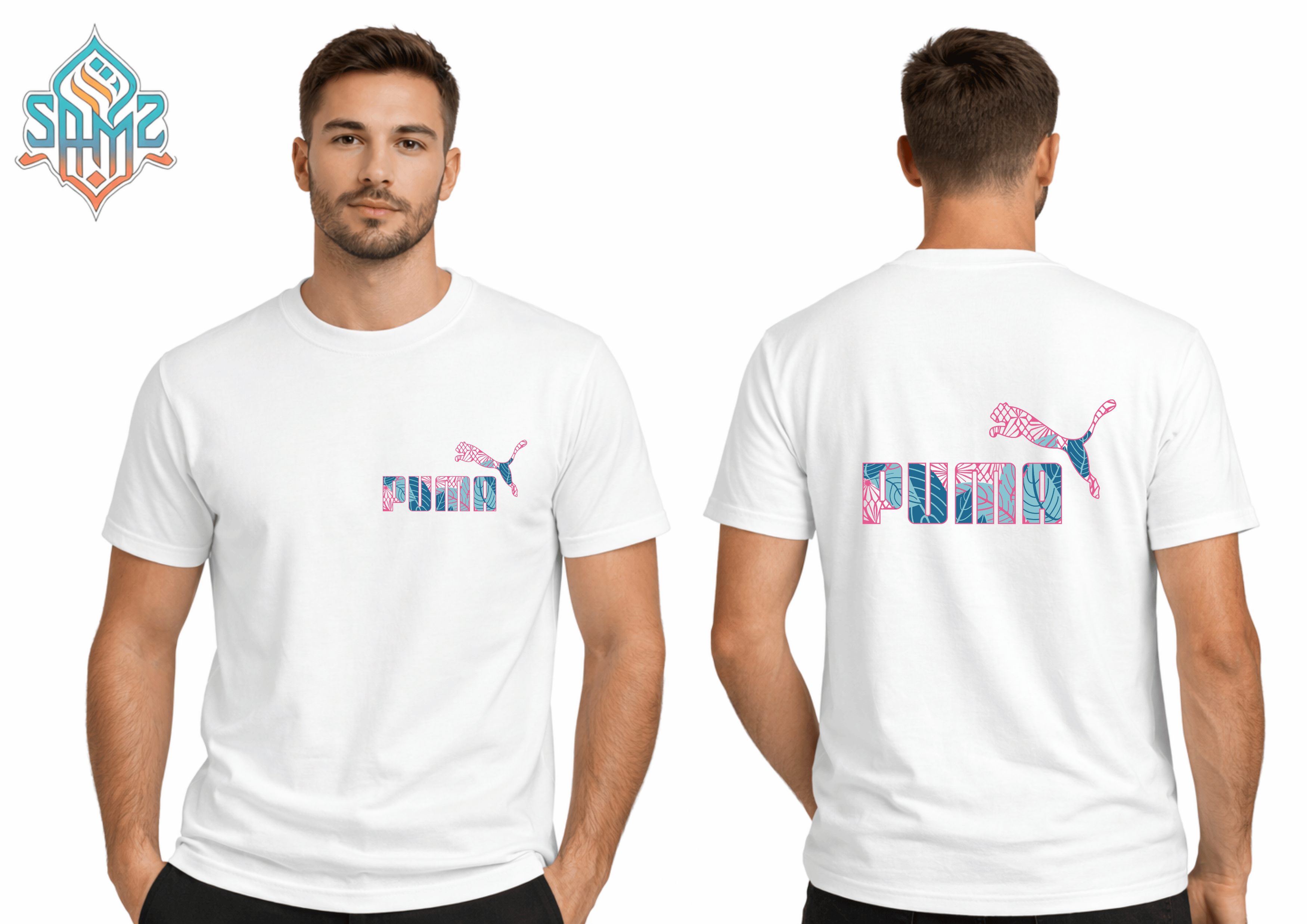 PUMA Neon – Premium DTF Transfer Print for T-Shirts | Custom Heat Transfer Design Unisex | High Quality Shirt Printing | SAMZ 24