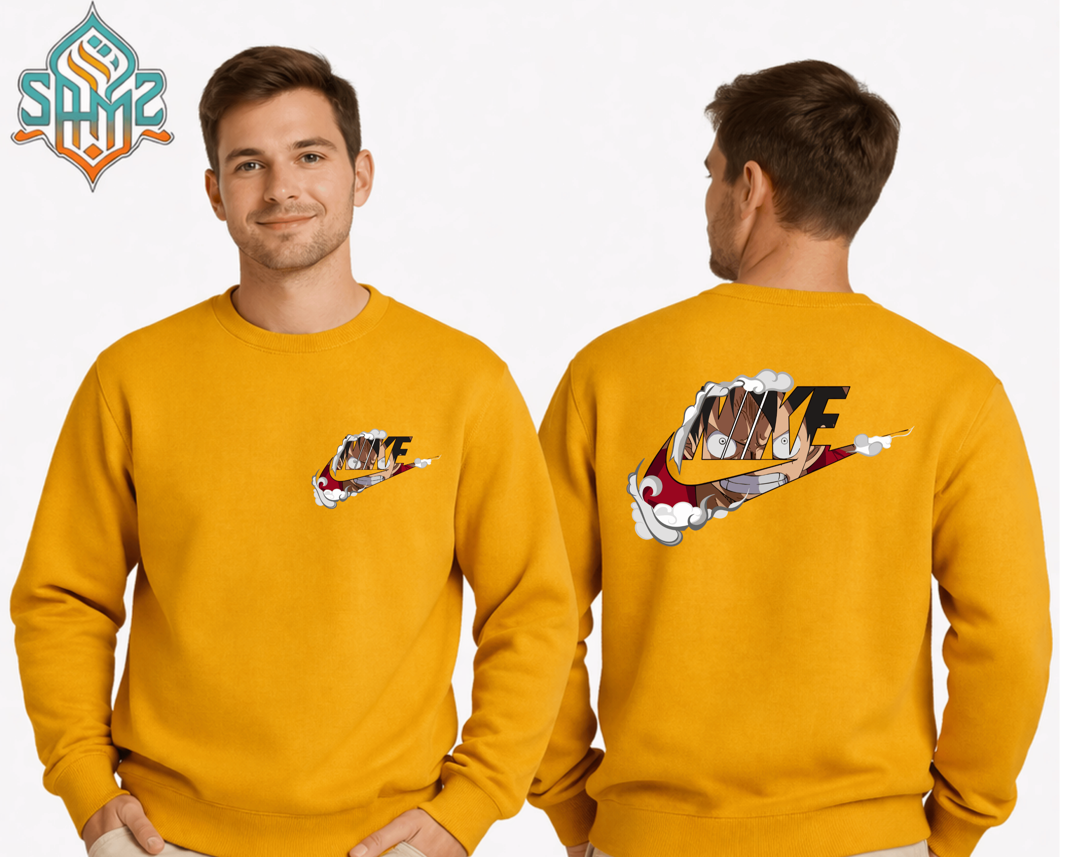 Nike Anime Luffy Style – Premium DTF Transfer Print for T-Shirts | Custom Heat Transfer Unisex | High Quality Shirt Printing | SAMZ 24