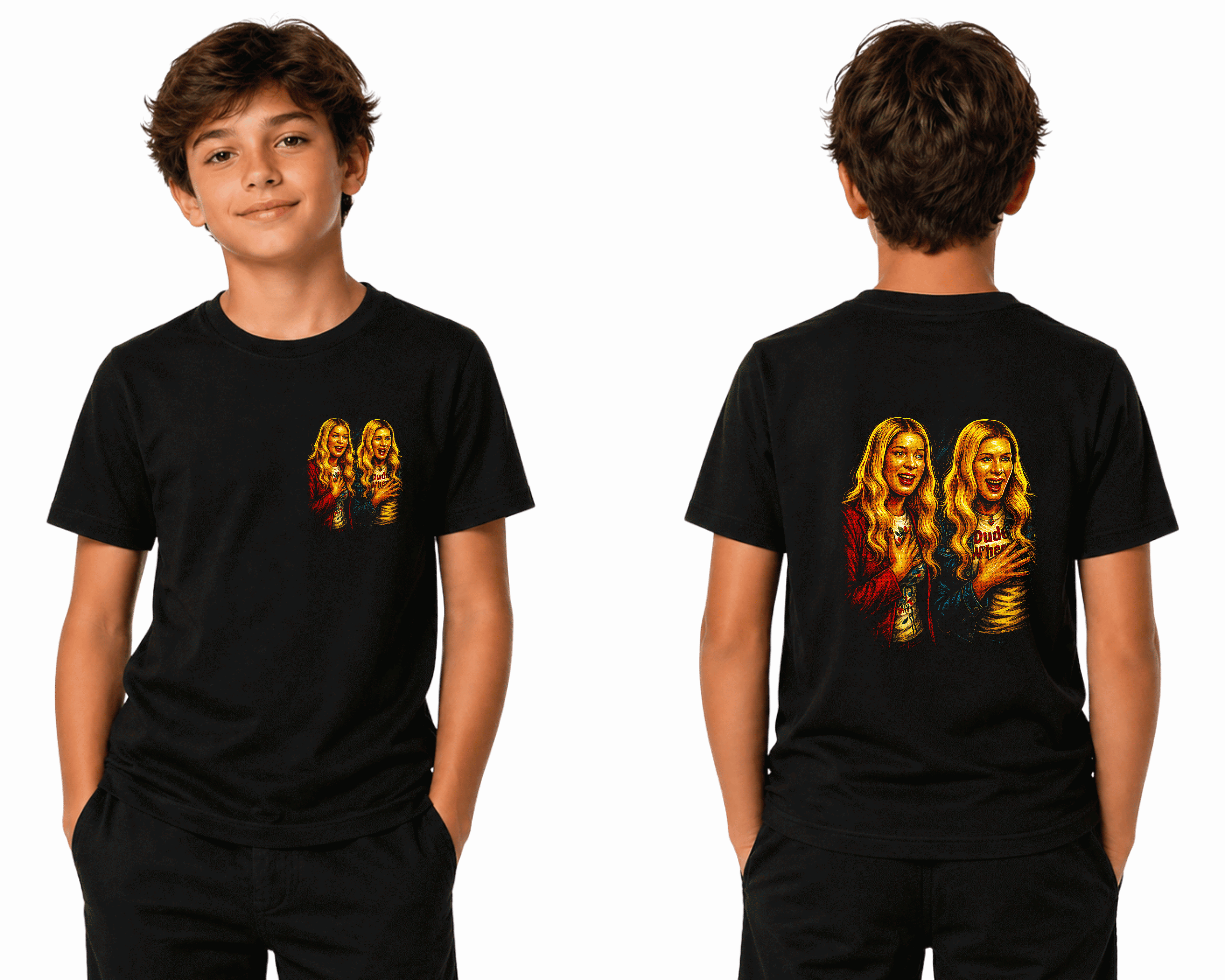White Cheeks - Premium DTF Transfer Print for T-Shirts | Custom Heat Transfer Design Unisex | High Quality Shirt Printing | SAMZ 24