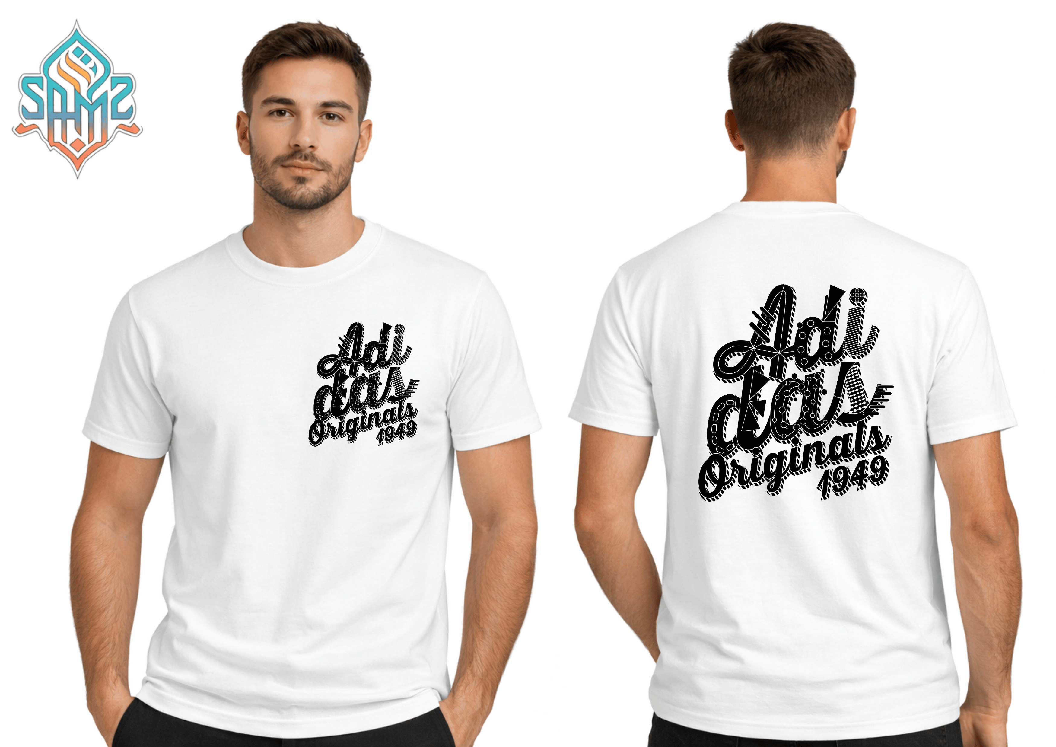 Adidas Originals 1949 – Premium DTF Transfer Print for T-Shirts | Custom Heat Transfer Design Unisex | High Quality Shirt Printing | SAMZ 24