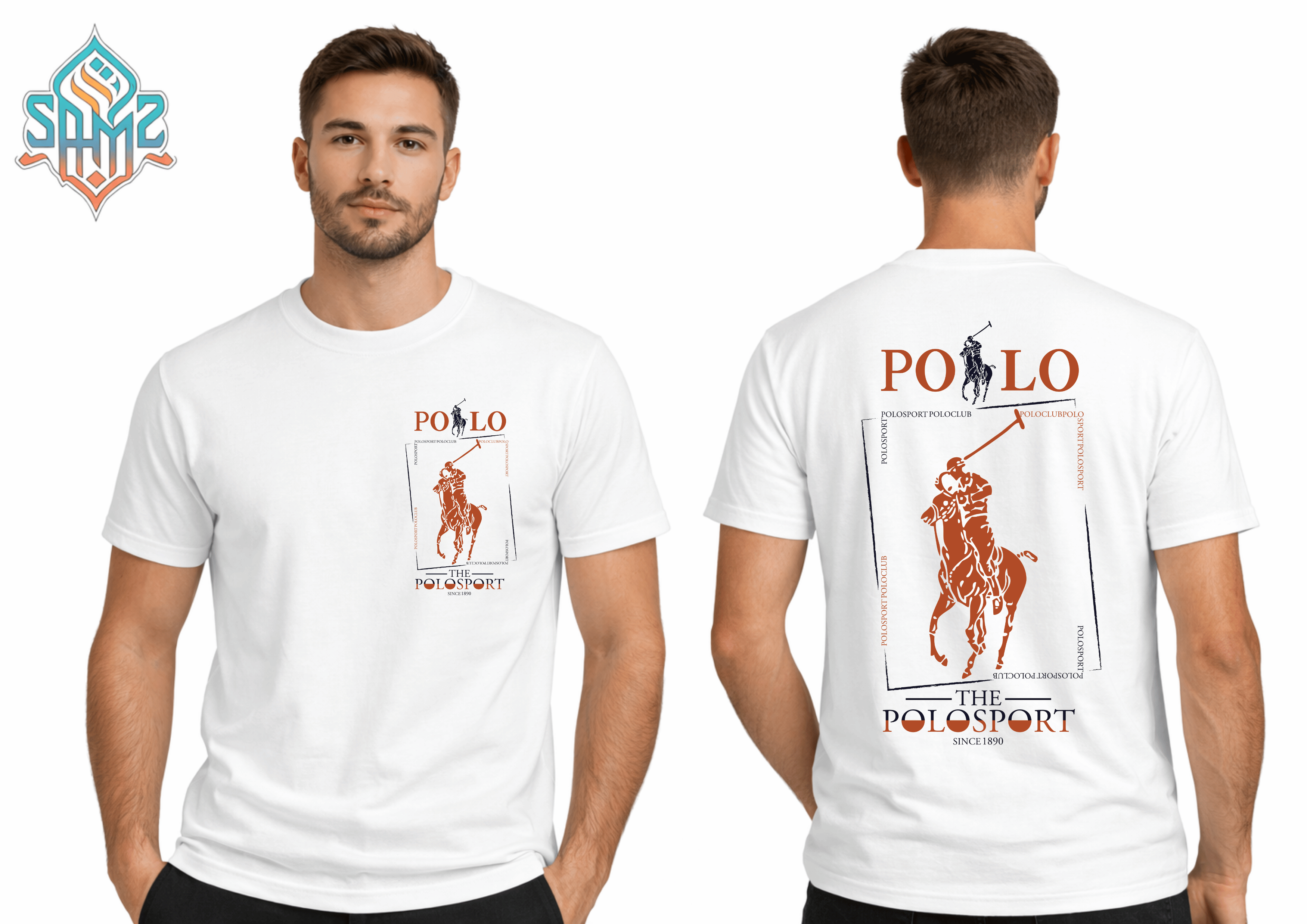 Polo Sport – Premium DTF Transfer Print for T-Shirts | Custom Heat Transfer Design Unisex | High Quality Shirt Printing | SAMZ 24
