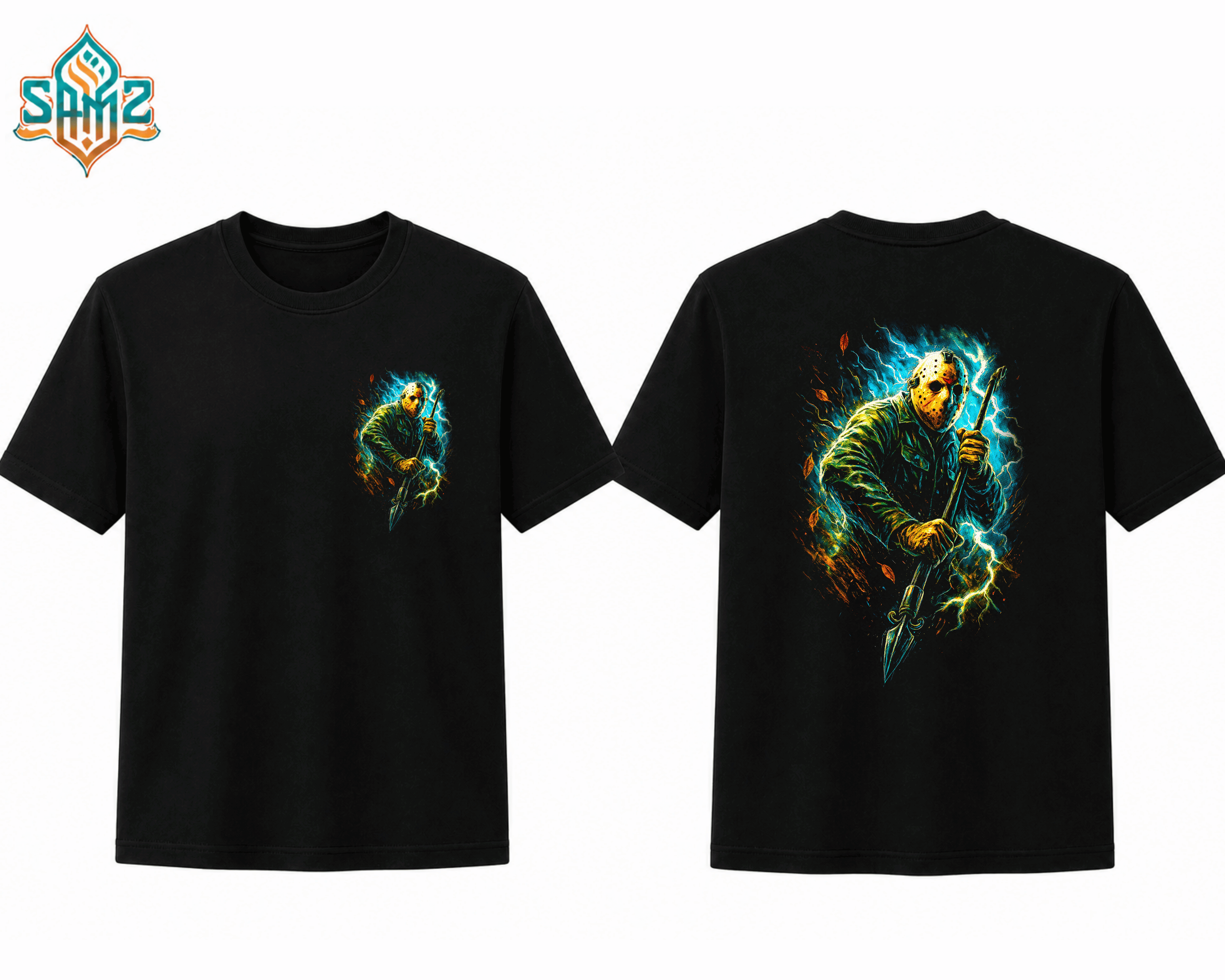 Jason The Friday – Premium DTF Transfer Print for T-Shirts | Custom Heat Transfer Design Unisex | High Quality Shirt Printing | SAMZ 24