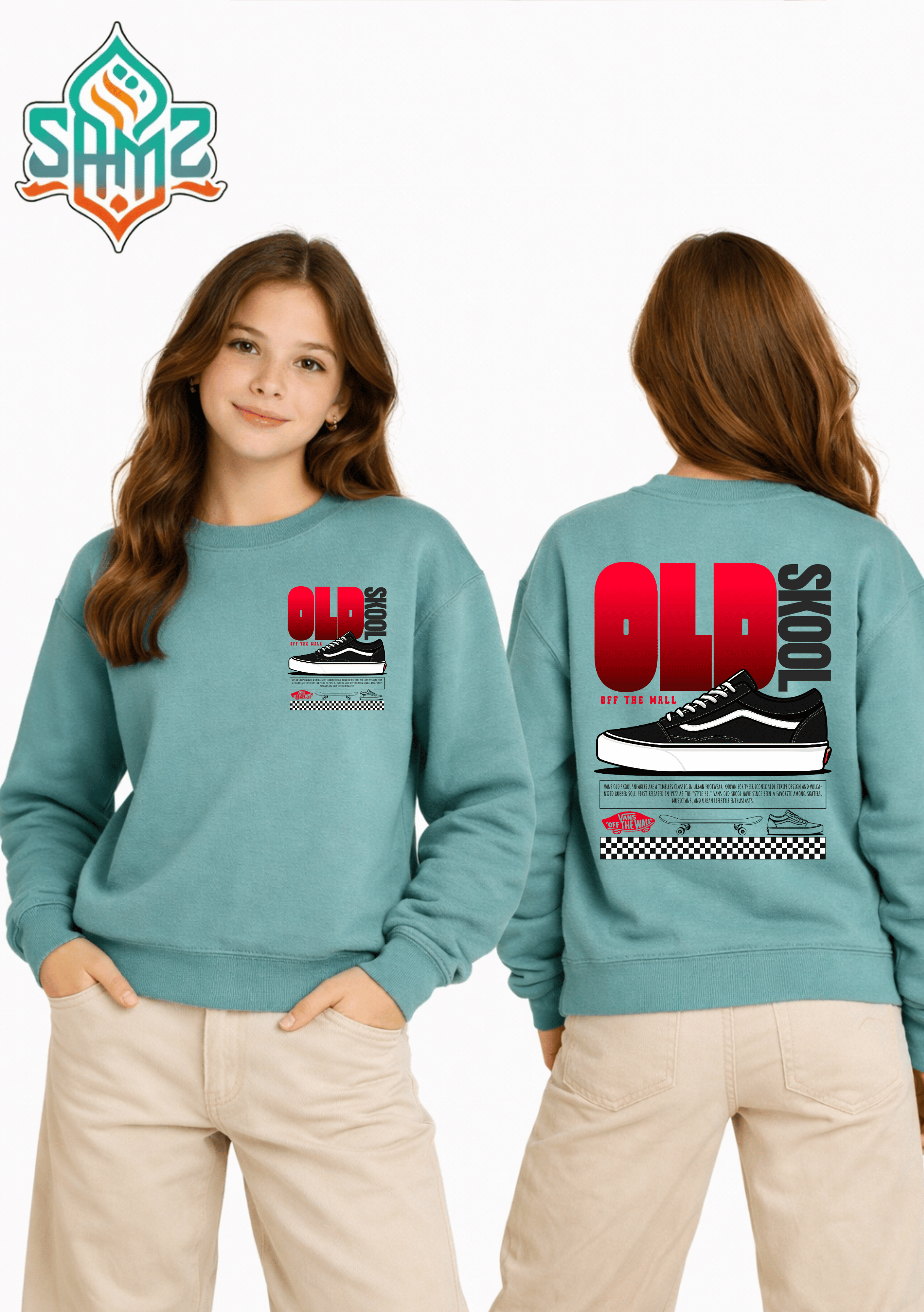 Vans Old Skool Classic – Premium DTF Transfer Print for T-Shirts | Custom Heat Transfer Unisex | High Quality Shirt Printing | SAMZ 24