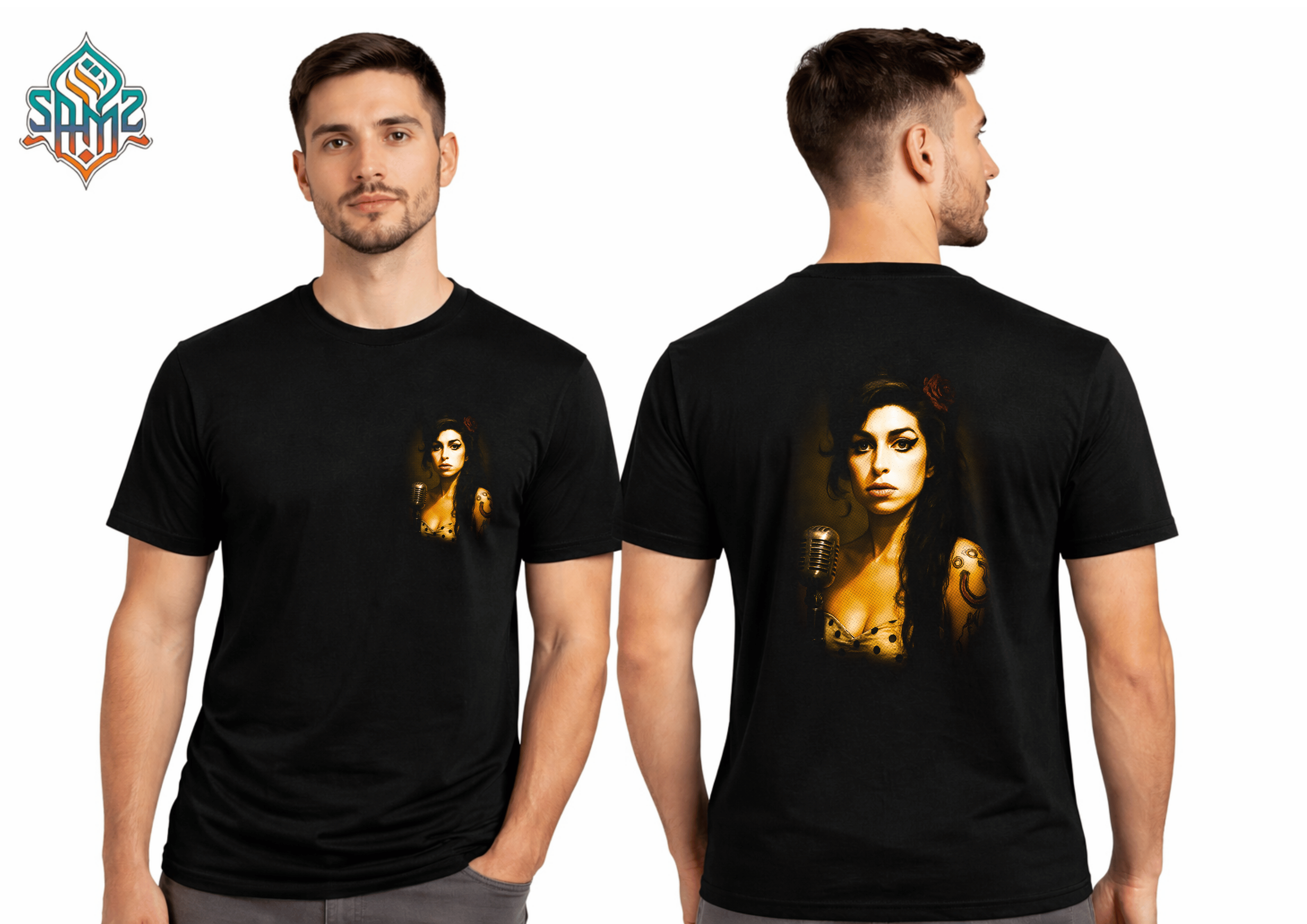 Iconic Rock Star – Premium DTF Transfer Print for T-Shirts | Custom Heat Transfer Design Unisex | High Quality Shirt Printing | SAMZ 24
