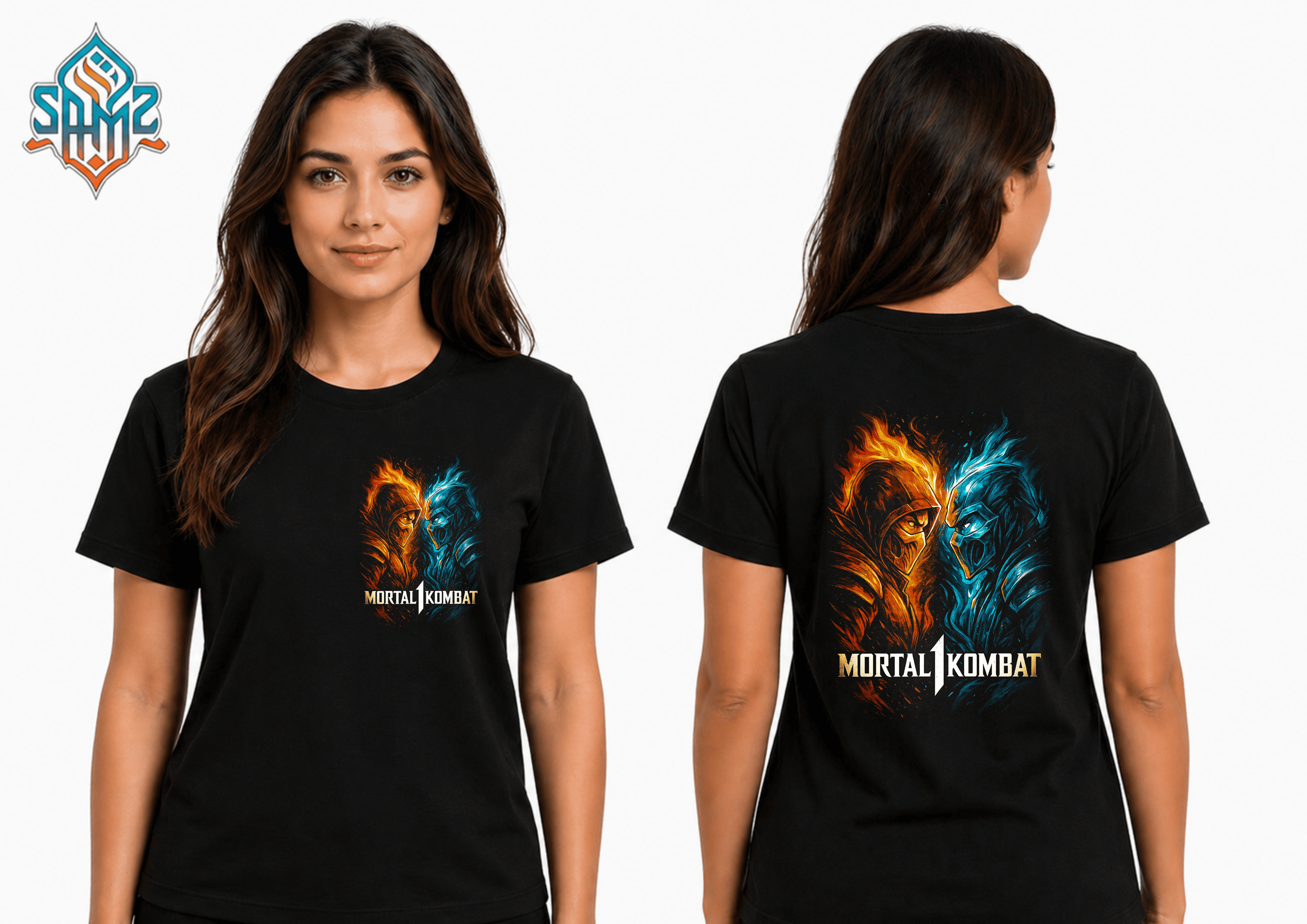 Mortal Kombat – Premium DTF Transfer Print for T-Shirts | Custom Heat Transfer Design Unisex | High Quality Shirt Printing | SAMZ 24