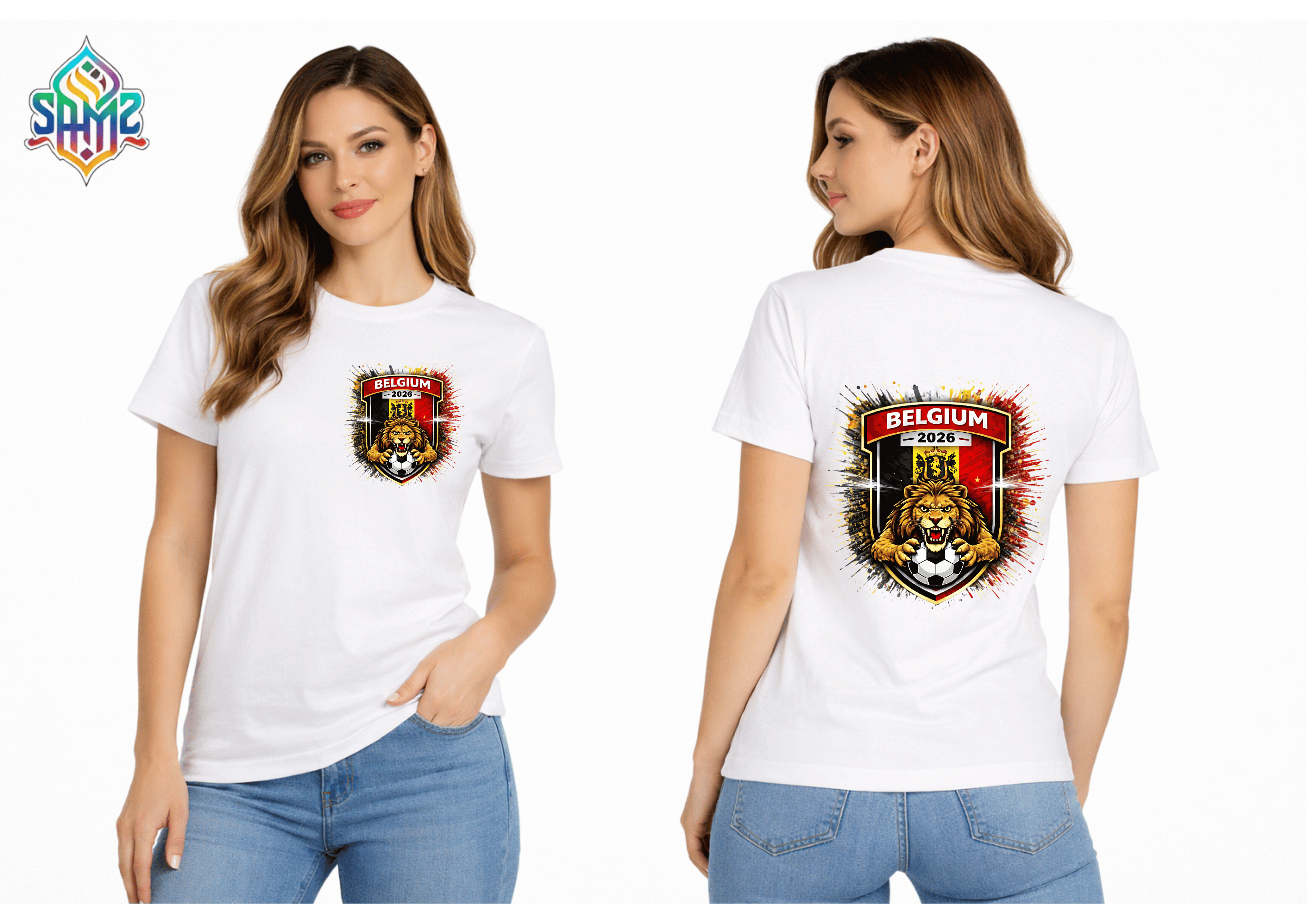Belgium 2026 – Premium DTF Transfer for FIFA World Cup 2026 Fan Shirts Germany | SAMZ 24