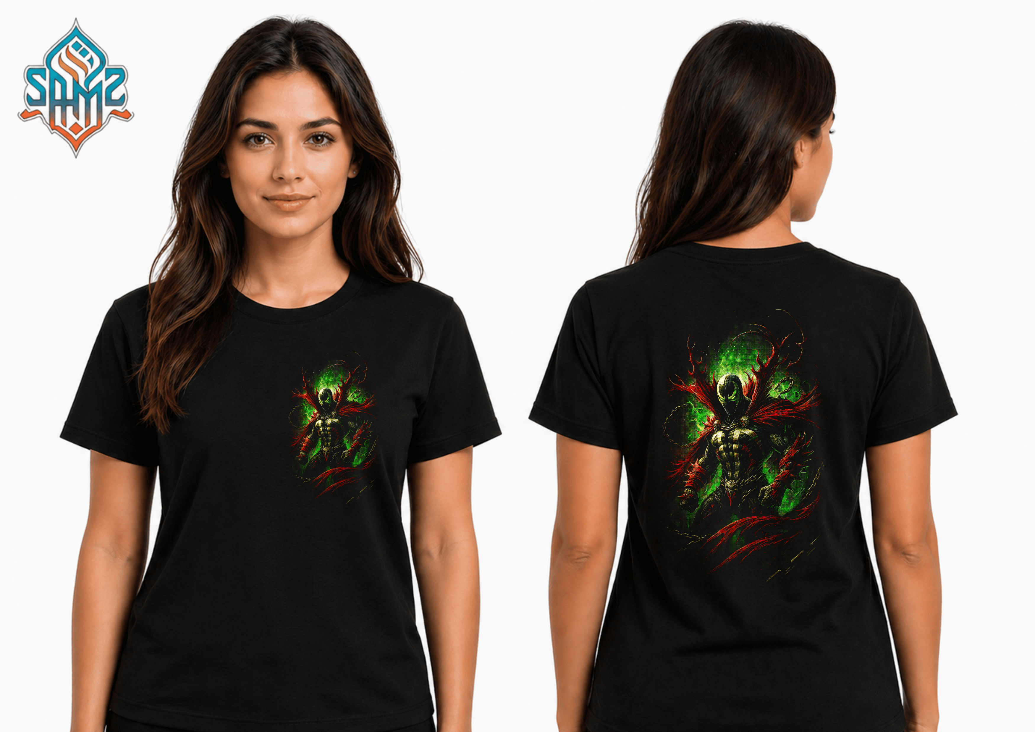 Spawn Immersive Surge Print – Premium DTF Transfer Print for T-Shirts | Custom Heat Transfer Design Unisex | High Quality Shirt Printing | SAMZ 24