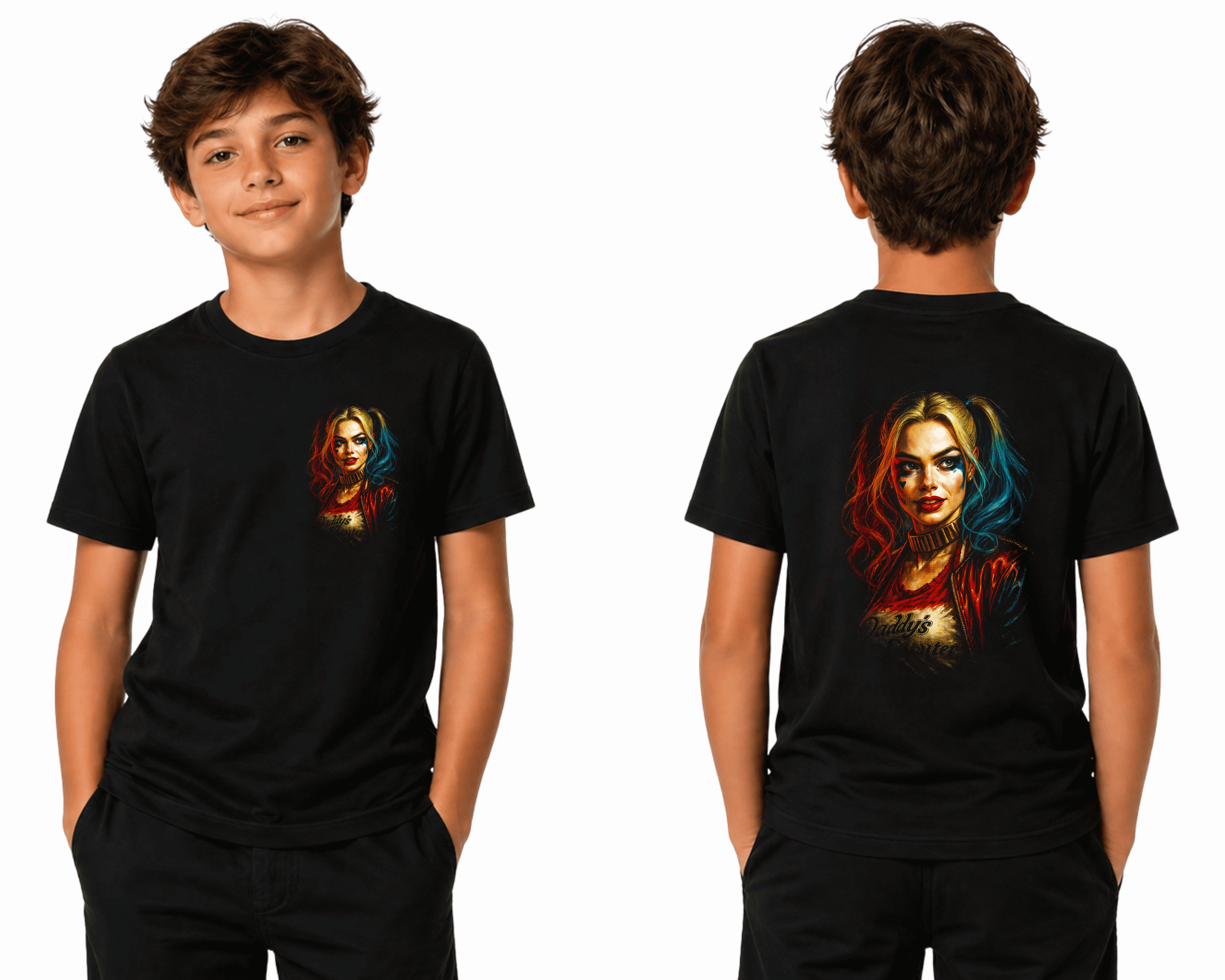 Harley Quinn - Premium DTF Transfer Print for T-Shirts | Custom Heat Transfer Design Unisex | High Quality Shirt Printing | SAMZ 24