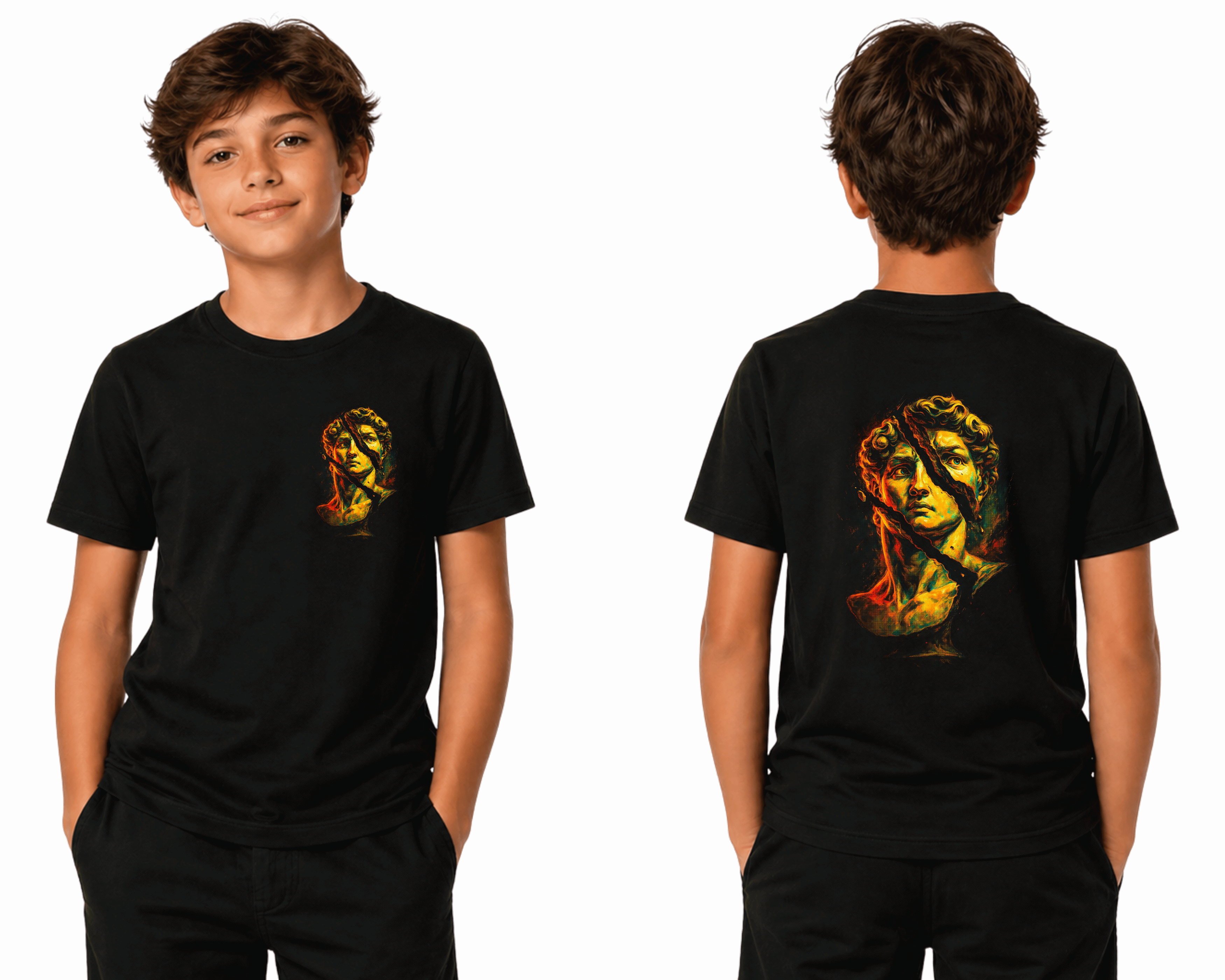 Michelangelo's David - Premium DTF Transfer Print for T-Shirts | Custom Heat Transfer Design Unisex | High Quality Shirt Printing | SAMZ 24