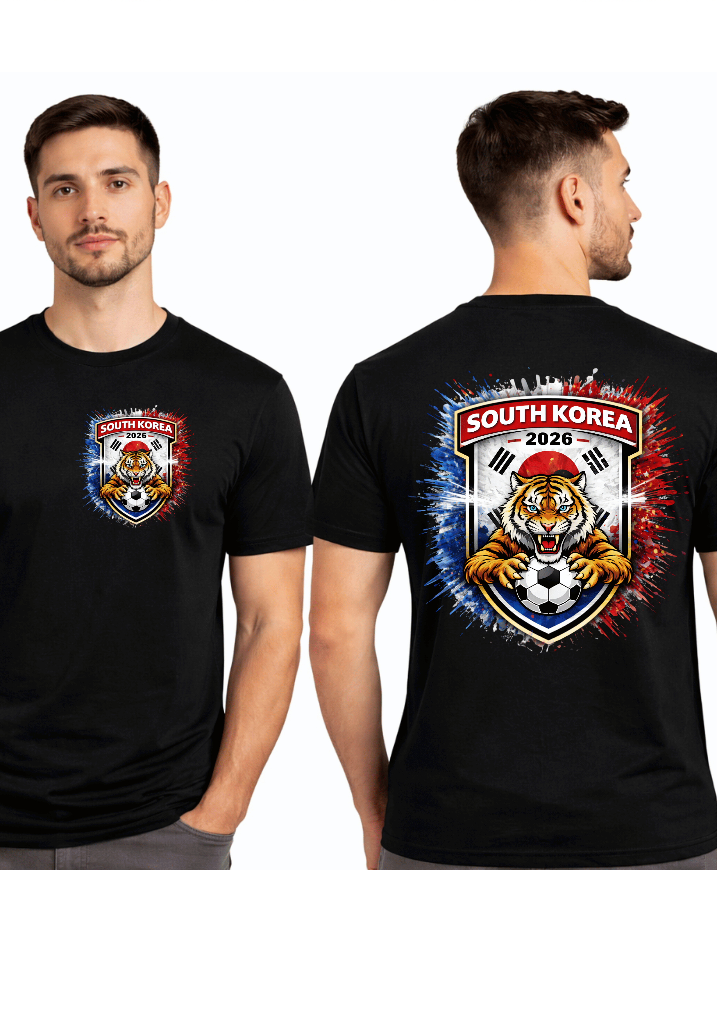 South Korea 2026 – Premium DTF Transfer for FIFA World Cup 2026 Fan Shirts Germany | SAMZ 24