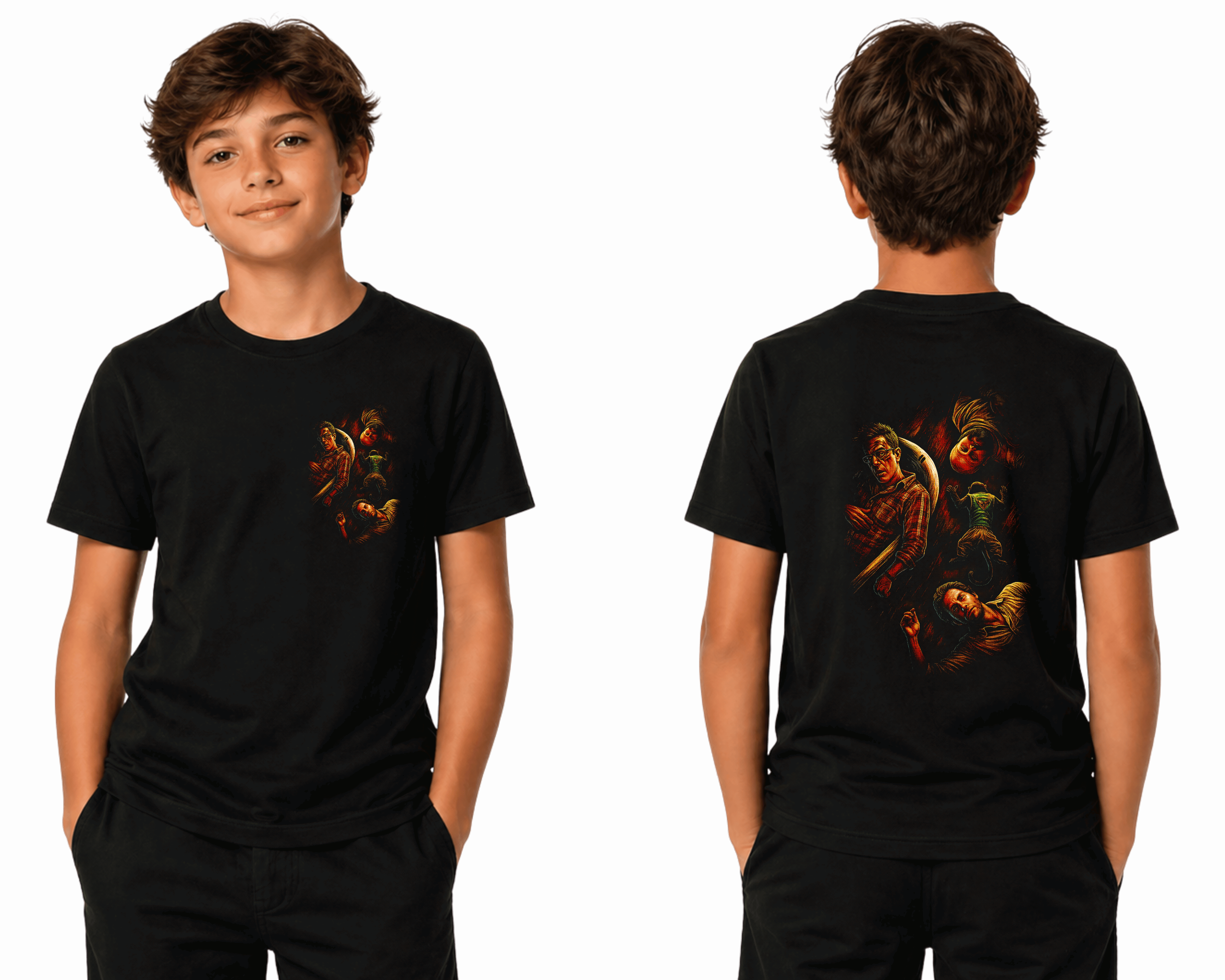 Dramatic Modernist Print - Premium DTF Transfer Print for T-Shirts | Custom Heat Transfer Design Unisex | High Quality Shirt Printing | SAMZ 24