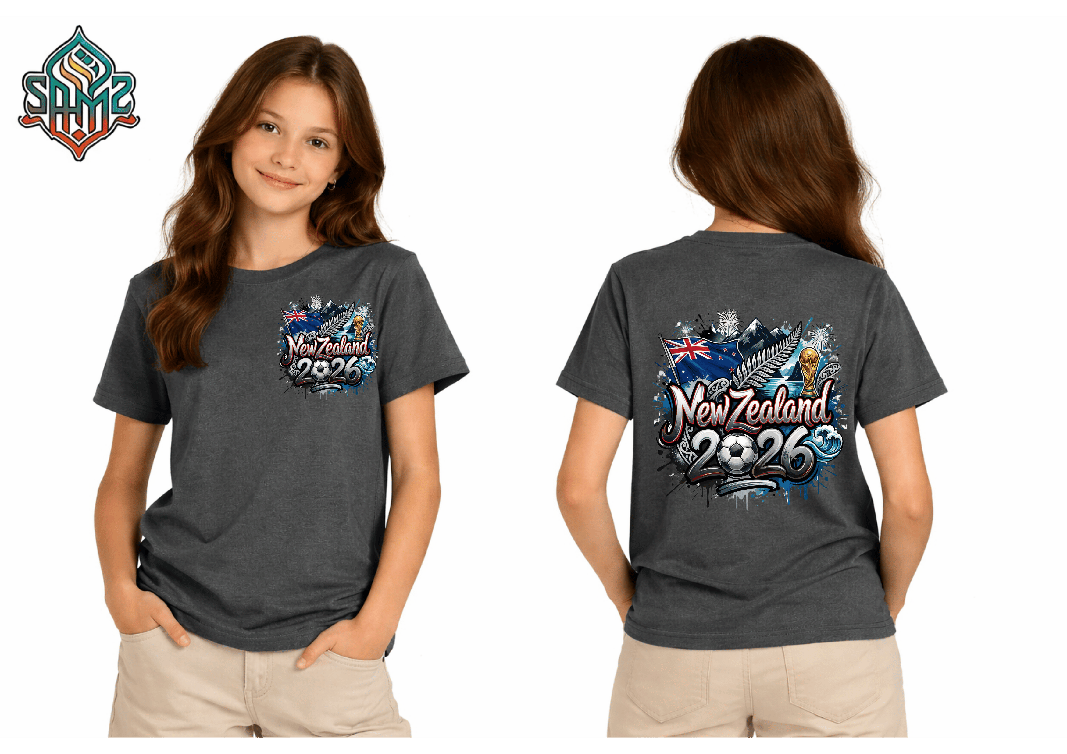 New Zealand 2026 – Premium DTF Transfer for FIFA World Cup 2026 Fan Shirts Germany | SAMZ 24