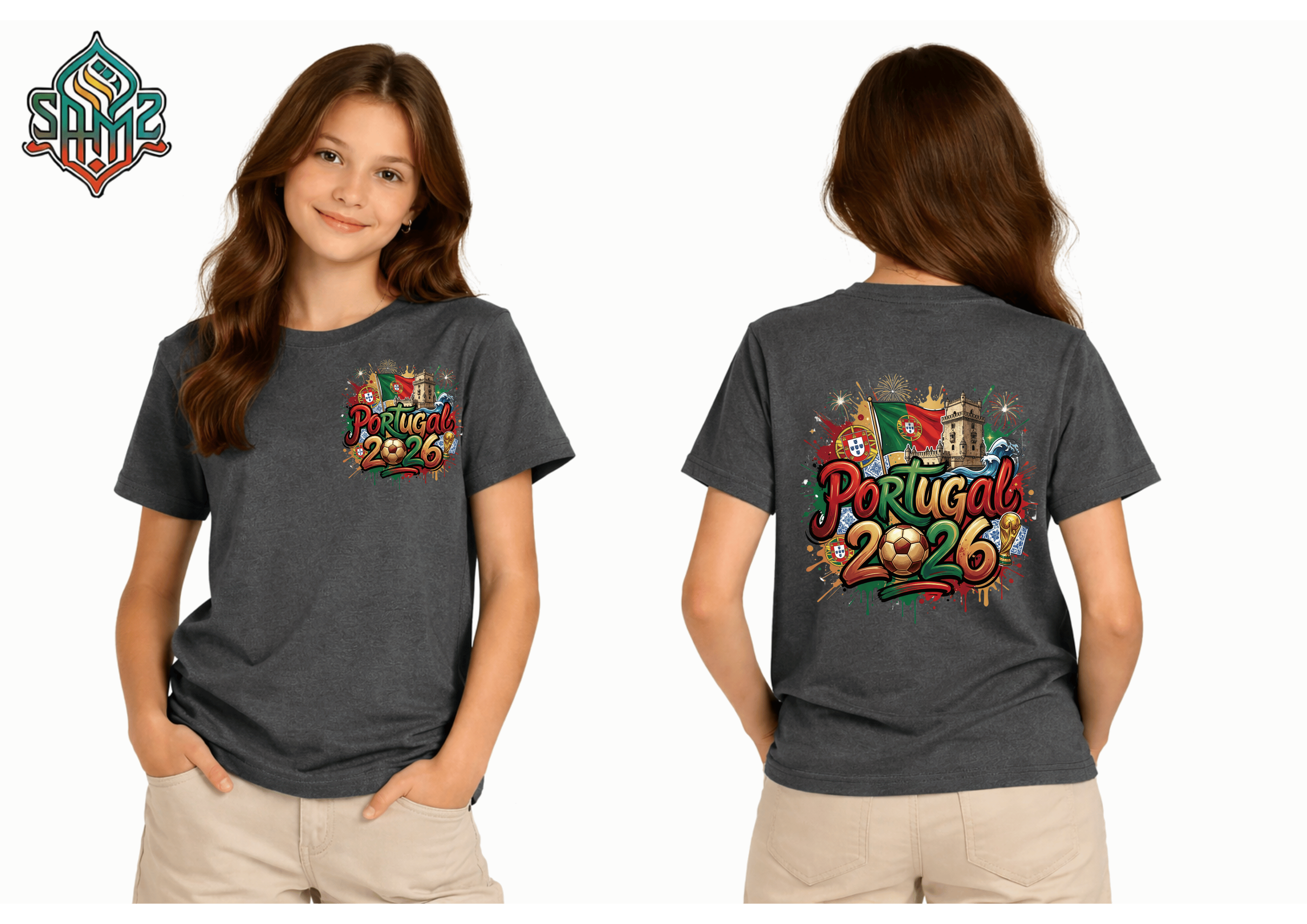 Portugal 2026 – Premium DTF Transfer for FIFA World Cup 2026 Fan Shirts Germany | SAMZ 24