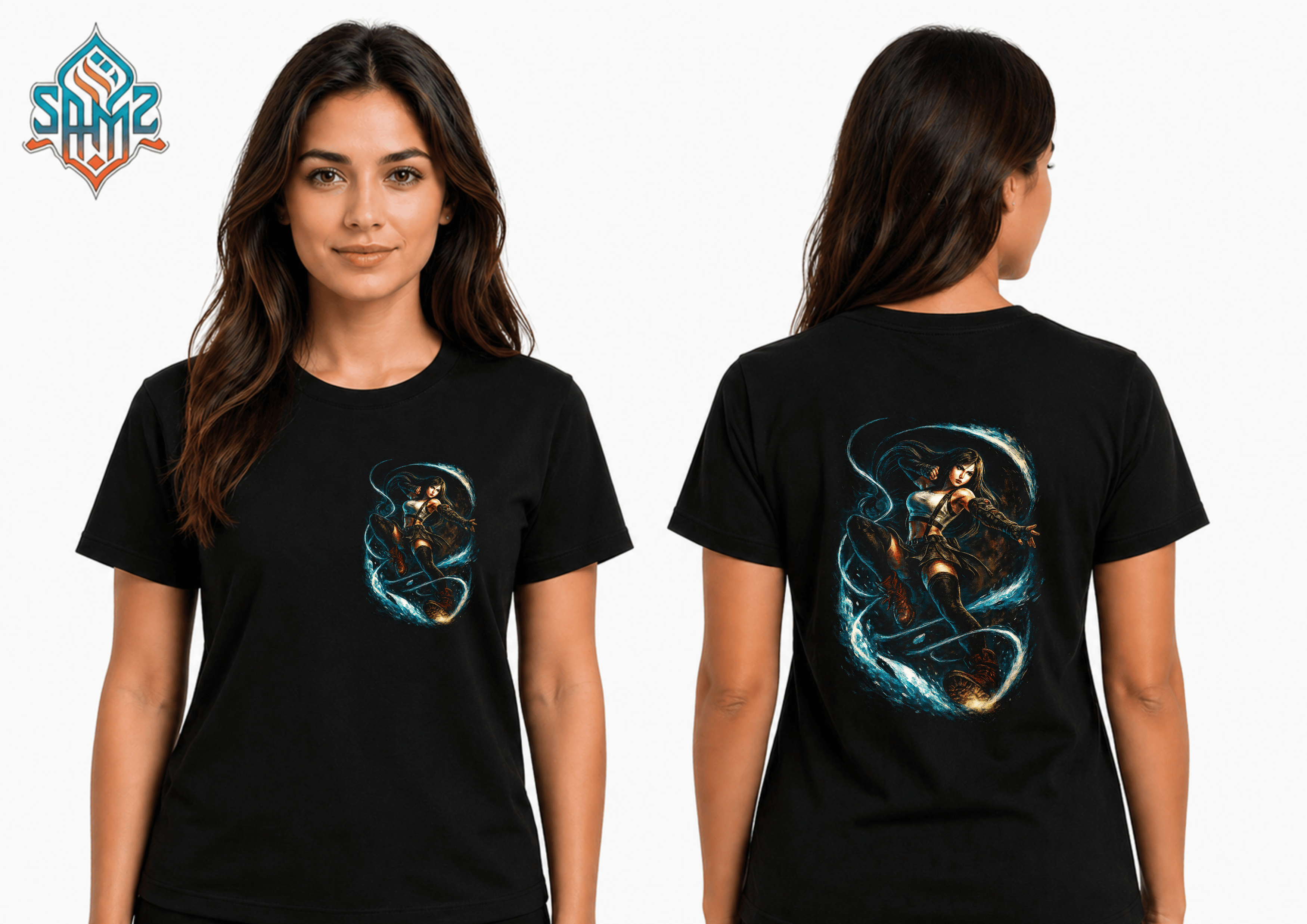 Final Fantasy Art – Premium DTF Transfer Print for T-Shirts | Custom Heat Transfer Design Unisex | High Quality Shirt Printing | SAMZ 24