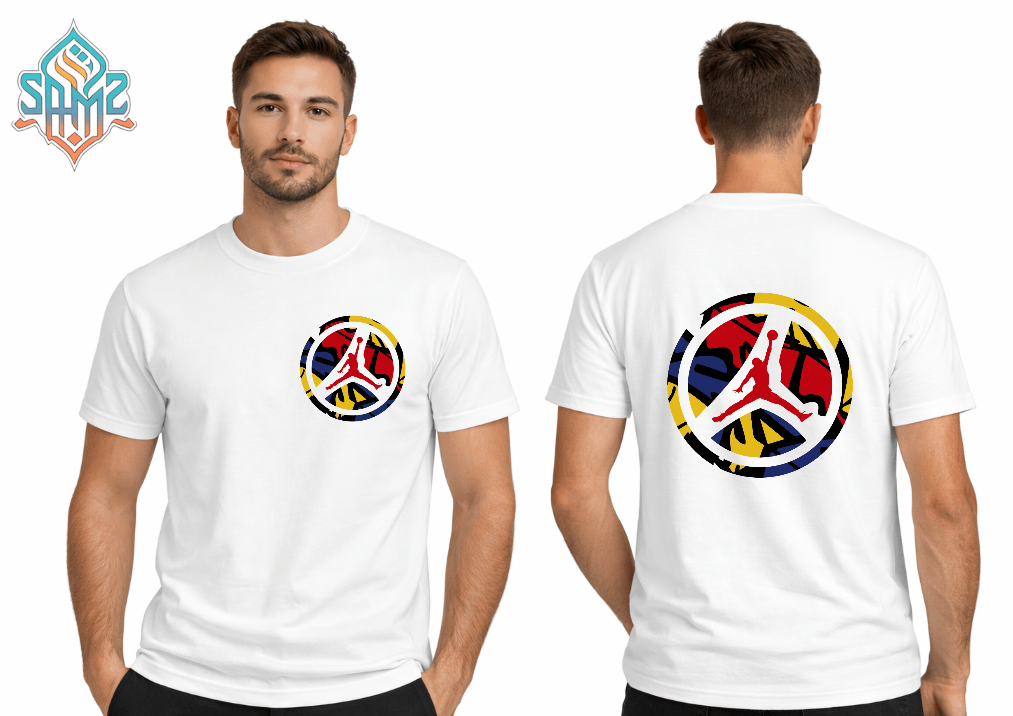 Air Jordan Circle – Premium DTF Transfer Print for T-Shirts | Custom Heat Transfer Design Unisex | High Quality Shirt Printing | SAMZ 24