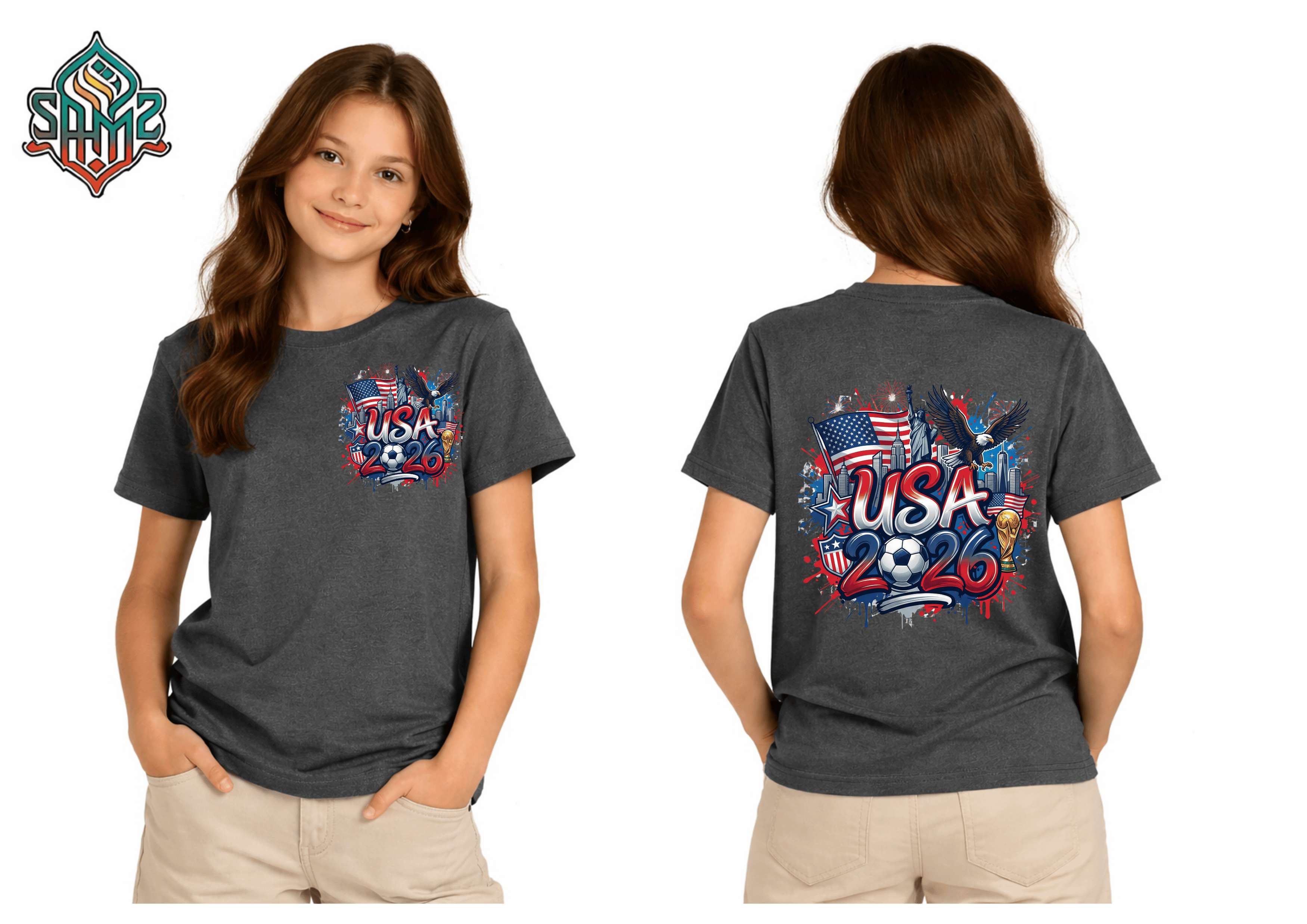 USA 2026 – Premium DTF Transfer for FIFA World Cup 2026 Fan Shirts Germany | SAMZ 24