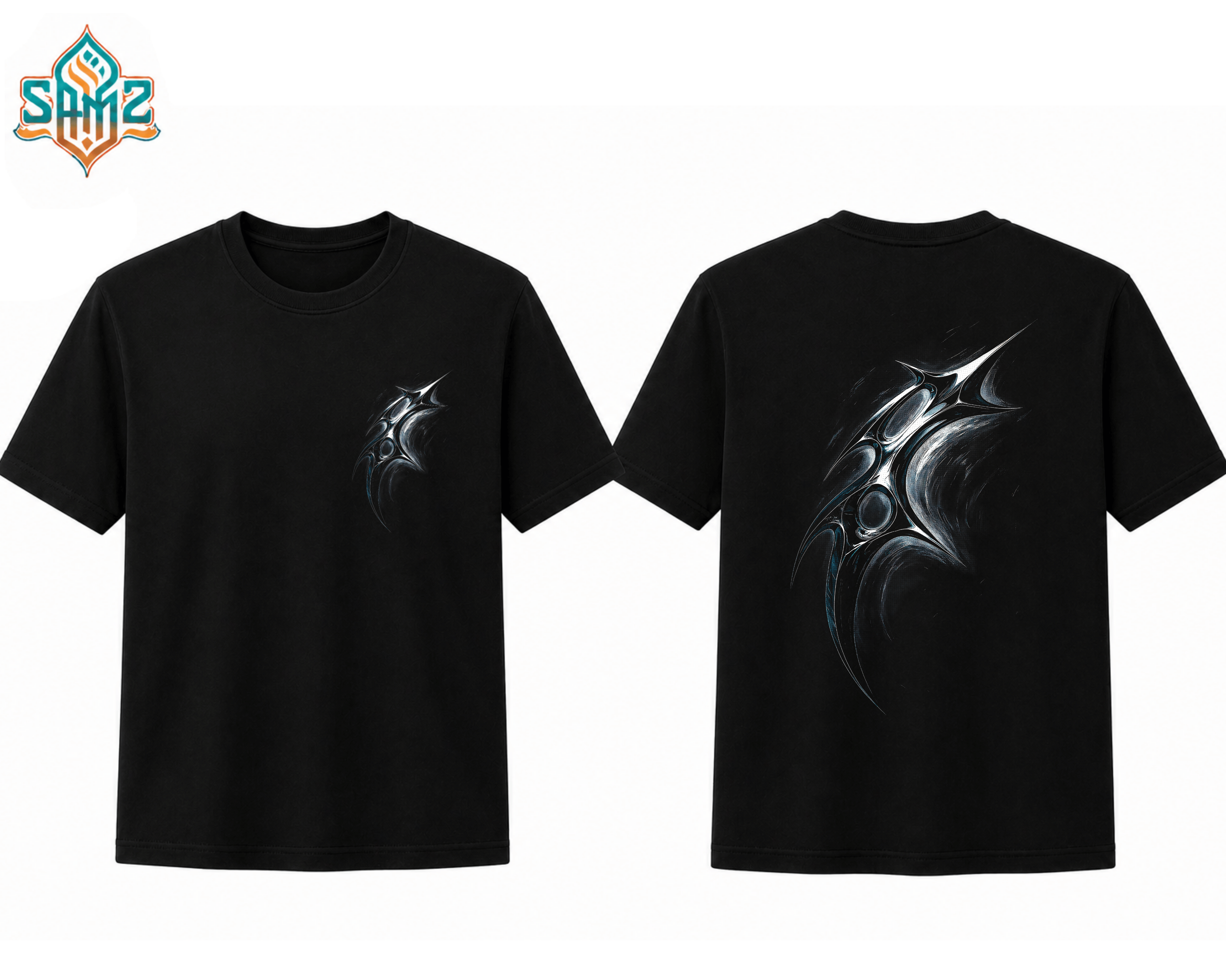 Tribal Shard Tatto Art – Premium DTF Transfer Print for T-Shirts | Custom Heat Transfer Design Unisex | High Quality Shirt Printing | SAMZ 24