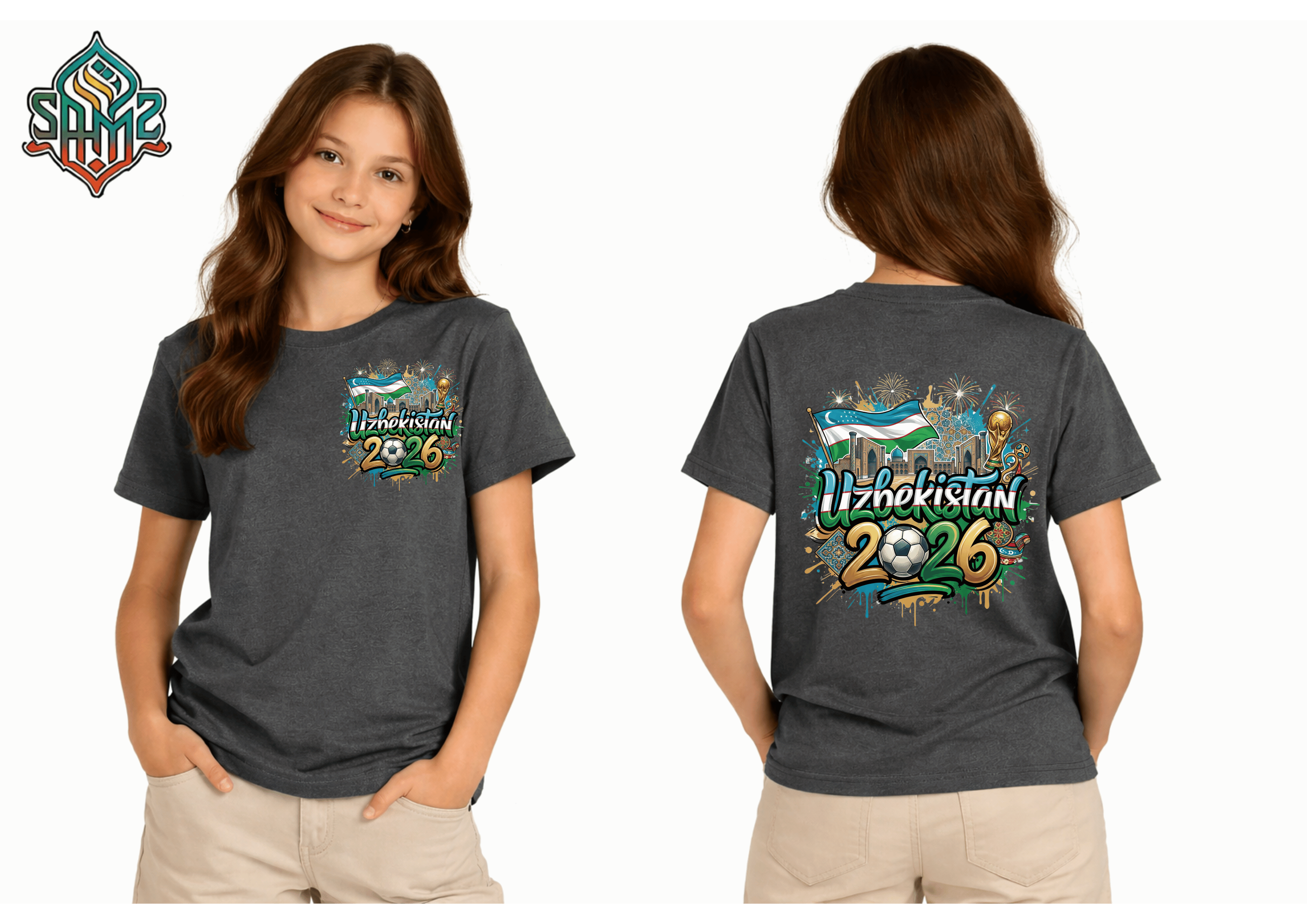 Uzbekistan 2026 – Premium DTF Transfer for FIFA World Cup 2026 Fan Shirts Germany | SAMZ 24