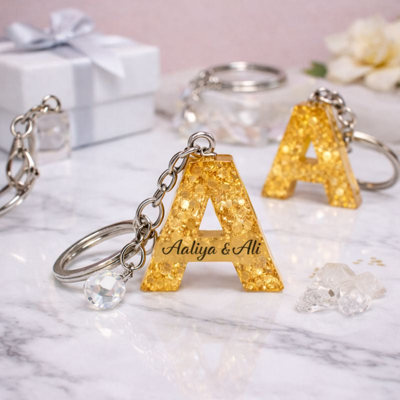 Personalized Resin Keychain