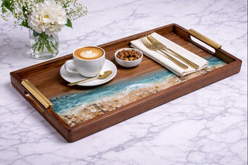 Epoxy Resin Wooden Tray