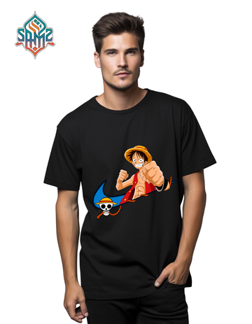 Monkey D. Luffy Anime T-Shirt – Straw Hat Pirate Graphic Tee | Anime Streetwear Shirt for Fans | SAMZ24