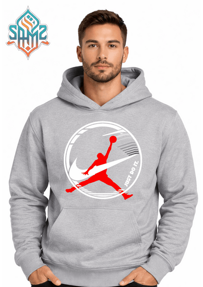 Jumpman Circle Graphic Hoodie – Sports Streetwear Pullover Hoodie | Unisex Athletic Winter Hoodie | SAMZ 24