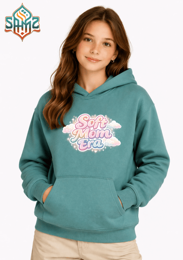 Soft Mom Era Hoodie – Cute Pastel Mom Aesthetic Pullover Hoodie | Cozy Unisex Winter Hoodie | SAMZ 24